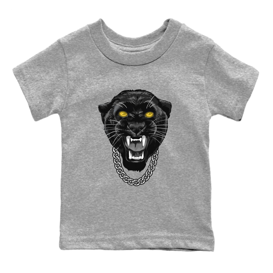 Air Jordan 5 Retro Black Cat Shirts To Match Jordans Gangster Black Cat Sneaker Shirts 5 Black Cat Drip Gear Zone Baby Youth Toddler Heather Grey 2 crew neck shirts