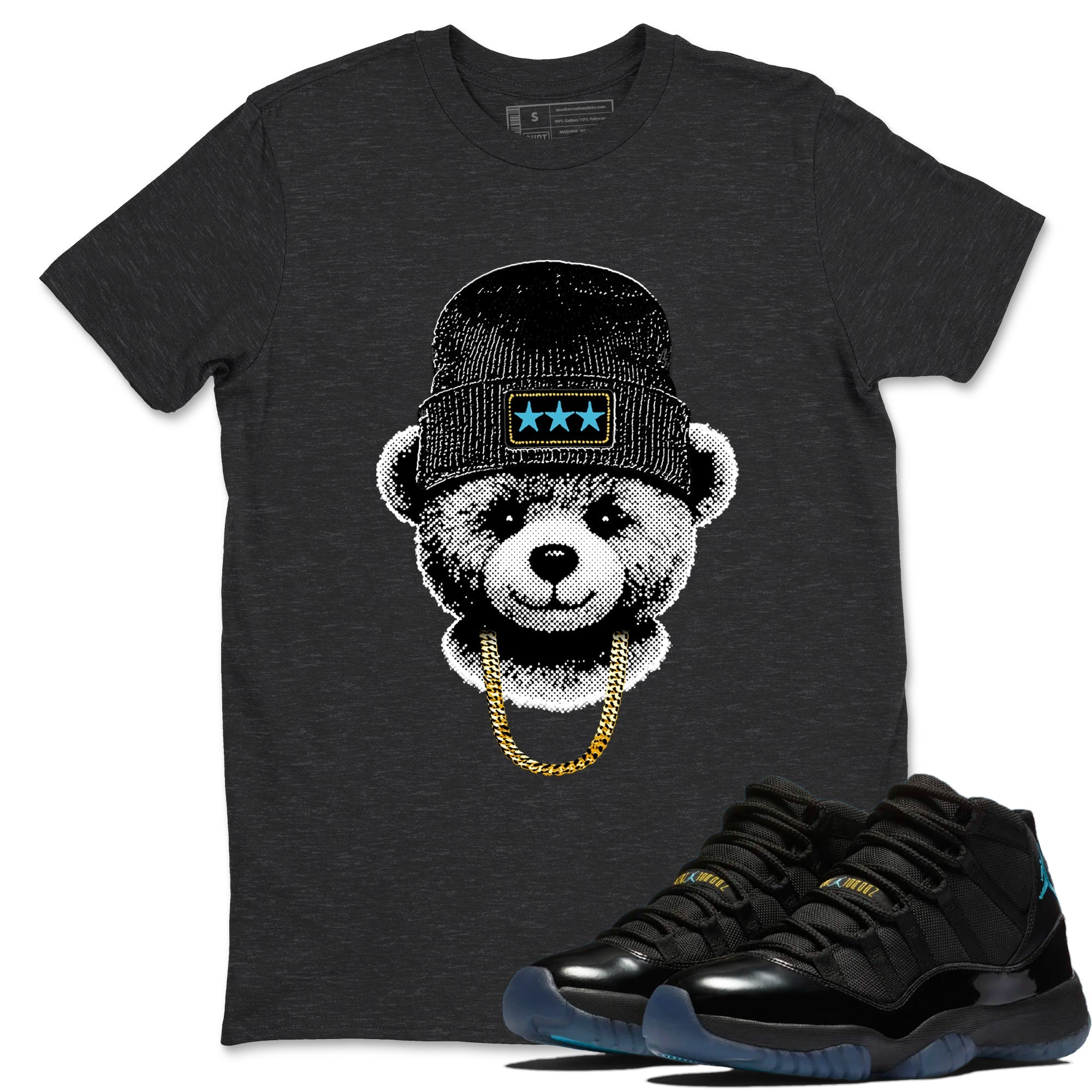 Sneaker Threads  Sneaker Tees To Match Air Jordan 11 Retro Gamma  Gangster Teddy Graphic Tee Charcoal Heather 1. Perfect for Jordan releases 2025 colorways.