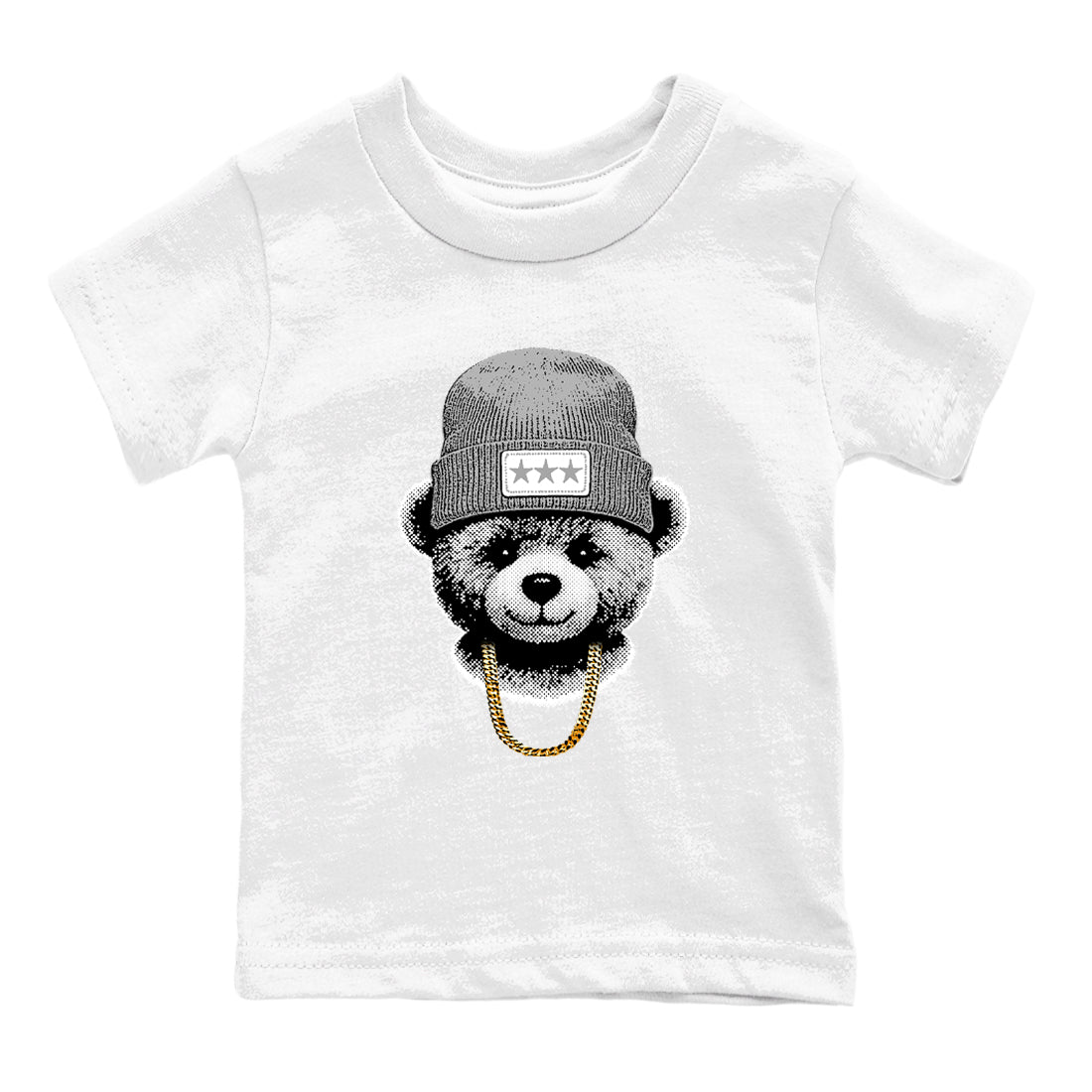 11s Grand Finale Sneaker match tees  Sneaker Tees To Match Jordan 11 Grand Finale Sneakers  Gangster Teddy Kids Graphic T-Shirt White 2