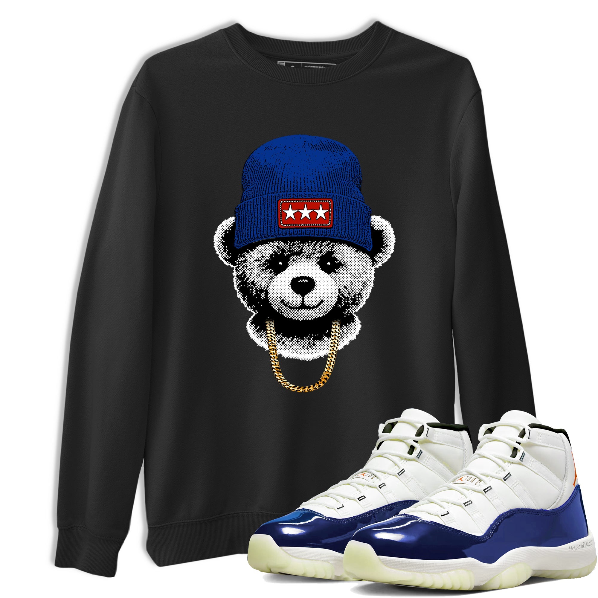 Sneaker Threads  Sneaker Tees To Match Air Jordan 11 Rare Air  Gangster Teddy Graphic Tee Black 1. Perfect for Jordan releases 2025 colorways.