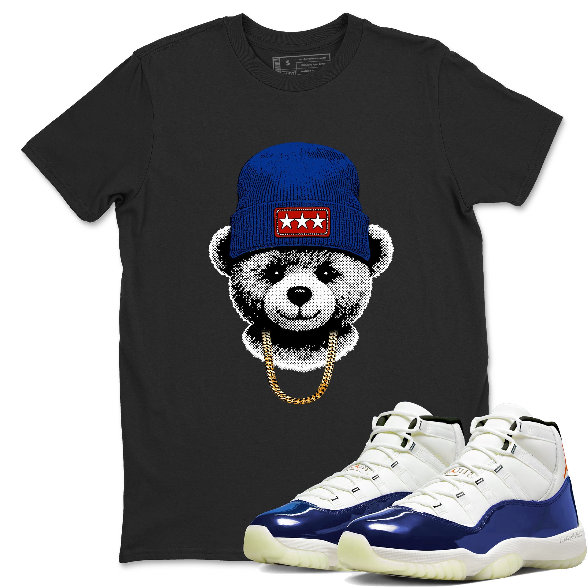 Sneaker Threads  Sneaker Tees To Match Air Jordan 11 Rare Air  Gangster Teddy Graphic Tee Black 1. Perfect for Jordan releases 2025 colorways.