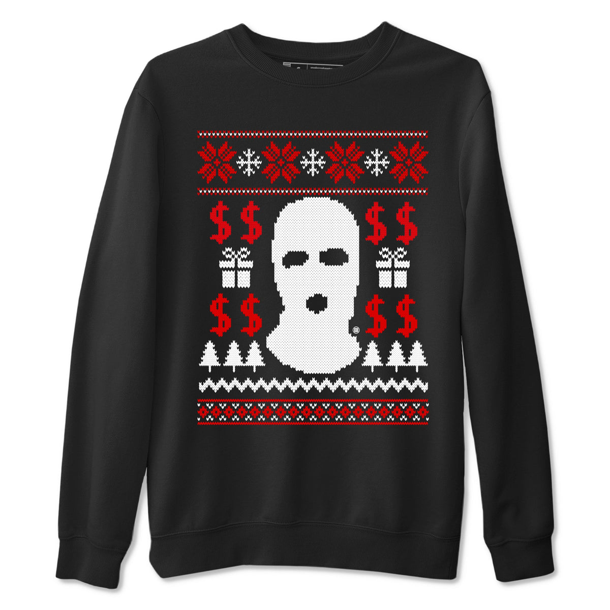 1s Black Toe Reimagined shirts to match jordans Gangster Ugly Sweater sneaker match tees Air Jordan 1 Retro High Black Toe Reimagined match shoes to clothes Drip Gear Zone unisex cotton Black 2 shirts