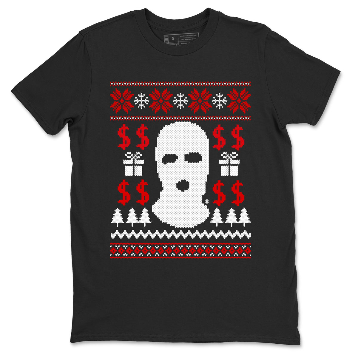 1s Black Toe Reimagined shirts to match jordans Gangster Ugly Sweater sneaker match tees Air Jordan 1 Retro High Black Toe Reimagined match shoes to clothes Drip Gear Zone unisex cotton Black 2 shirts