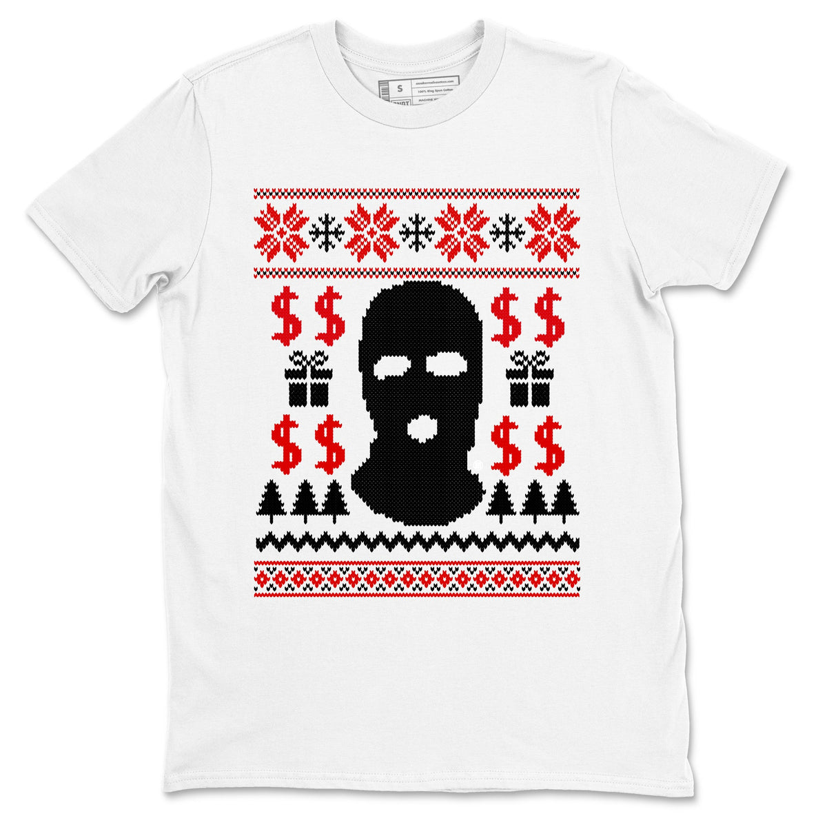 1s Black Toe Reimagined shirts to match jordans Gangster Ugly Sweater sneaker match tees Air Jordan 1 Retro High Black Toe Reimagined match shoes to clothes Drip Gear Zone unisex cotton White 2 shirts