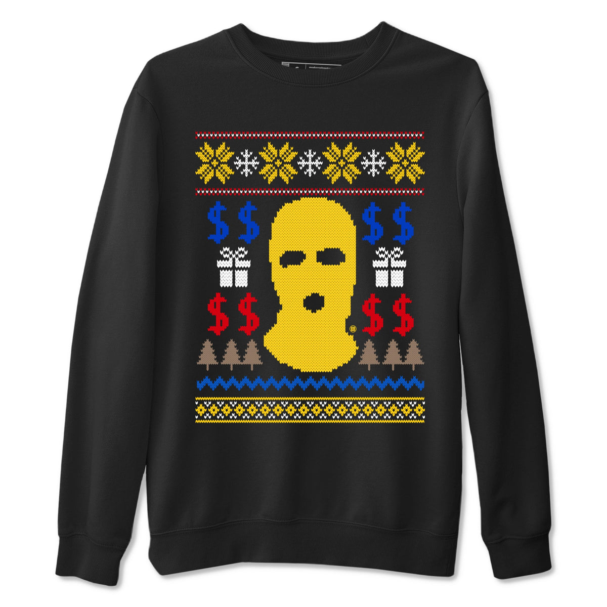 1s Travis Scott Canary shirts to match jordans Gangster Ugly Sweater sneaker match tees Air Jordan 1 Low OG Travis Scott Canary match shoes to clothes Drip Gear Zone unisex cotton Black 2 shirts