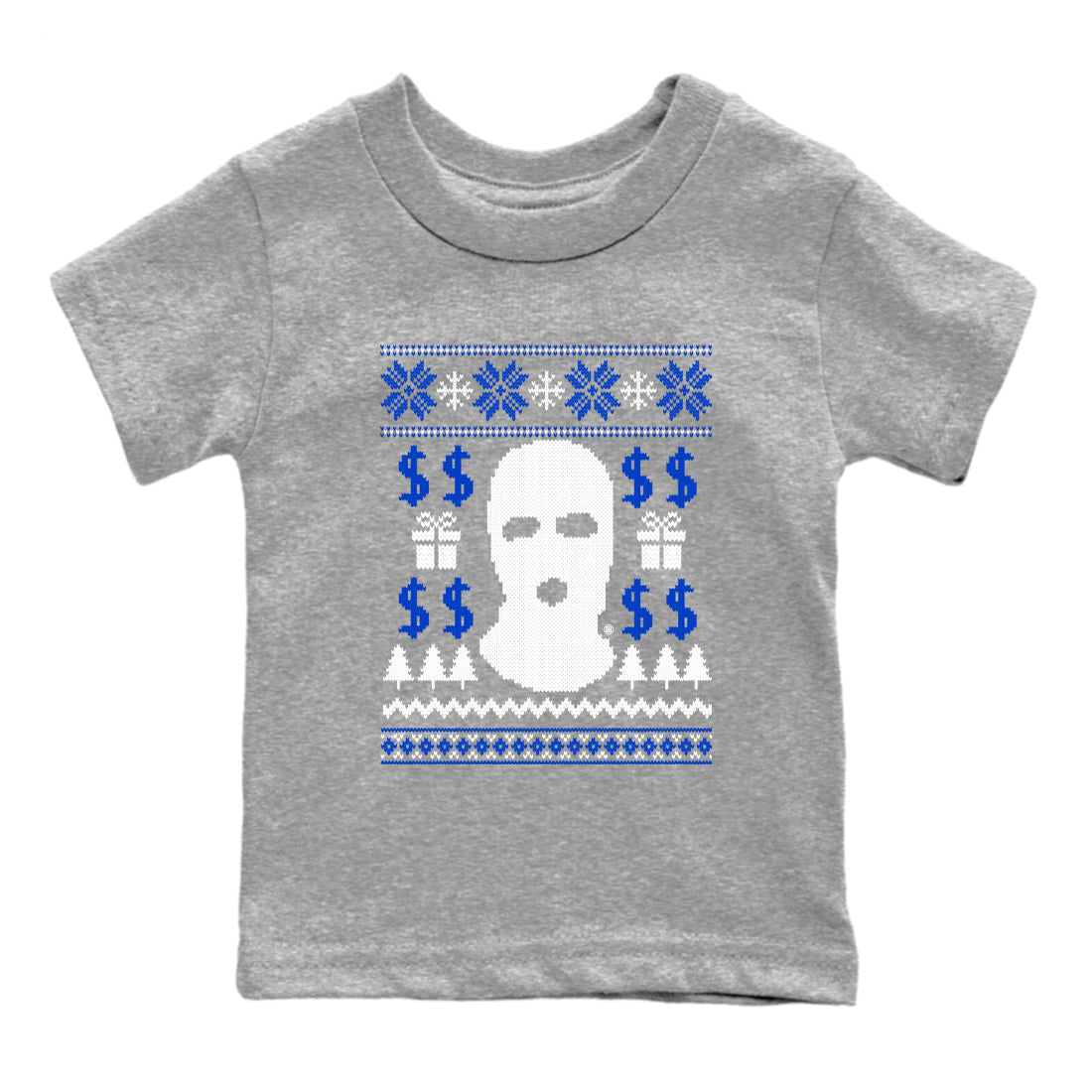 12s Blueberry shirts to match jordans Gangster Ugly Sweater sneaker match tees Air Jordan 12 Blueberry match shoes to clothes Drip Gear Zone Youth Baby Heather Grey 2 tee