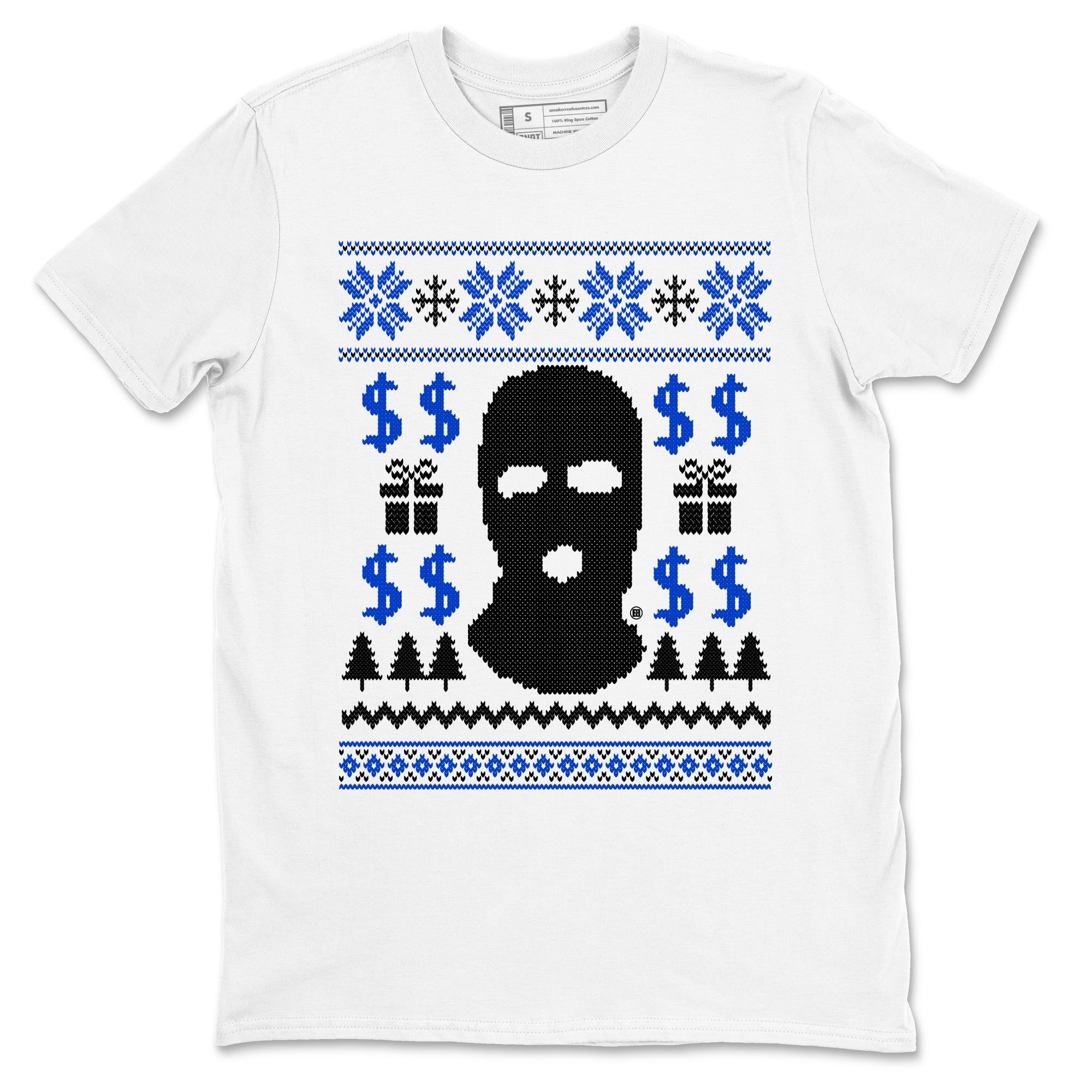 12s Blueberry shirts to match jordans Gangster Ugly Sweater sneaker match tees Air Jordan 12 Blueberry match shoes to clothes Drip Gear Zone unisex cotton White 2 shirts