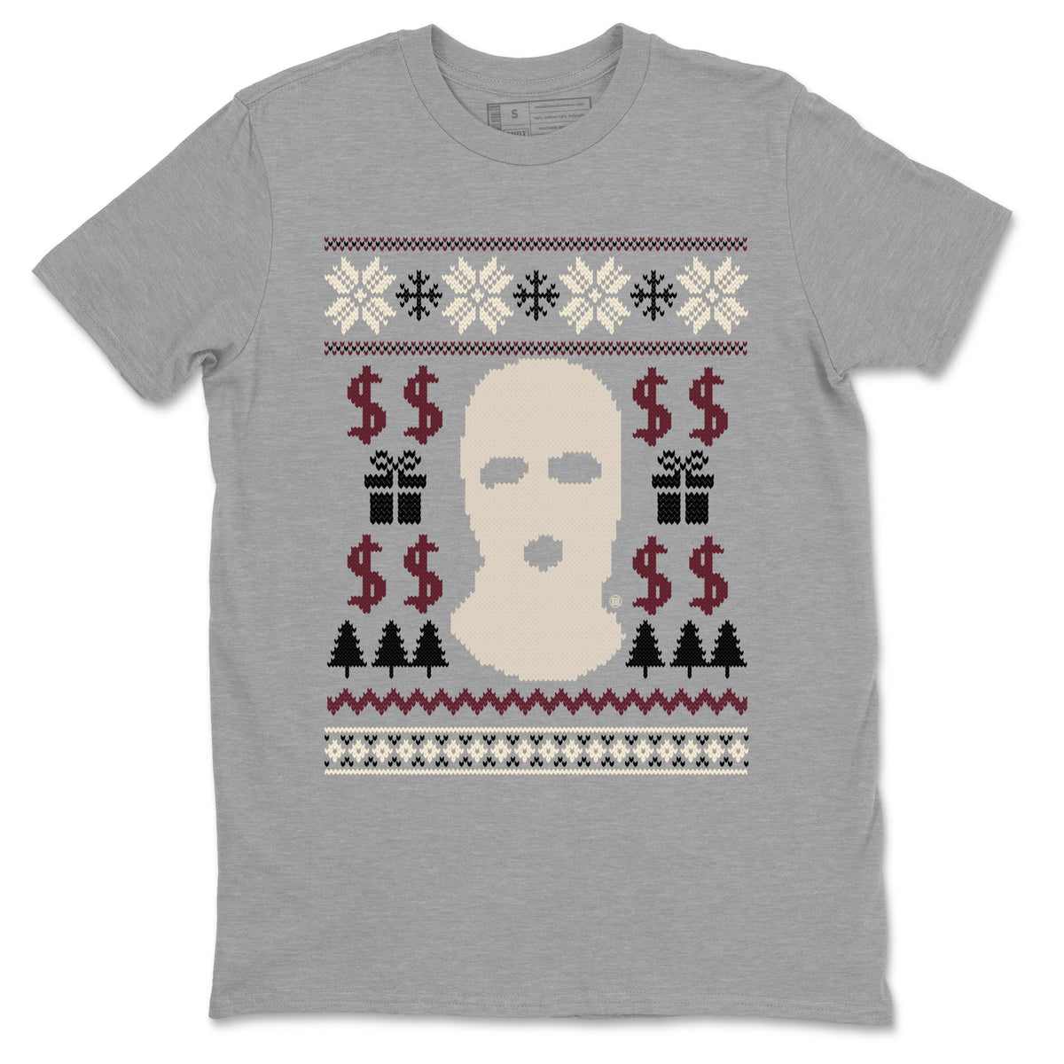 4s Retro A Ma Maniere x W.Y.W.S shirts to match jordans Gangster Ugly Sweater sneaker match tees Air Jordan 4 A Ma Maniere x Fossil Stone match shoes to clothes Drip Gear Zone unisex cotton Heather Grey 2 shirts