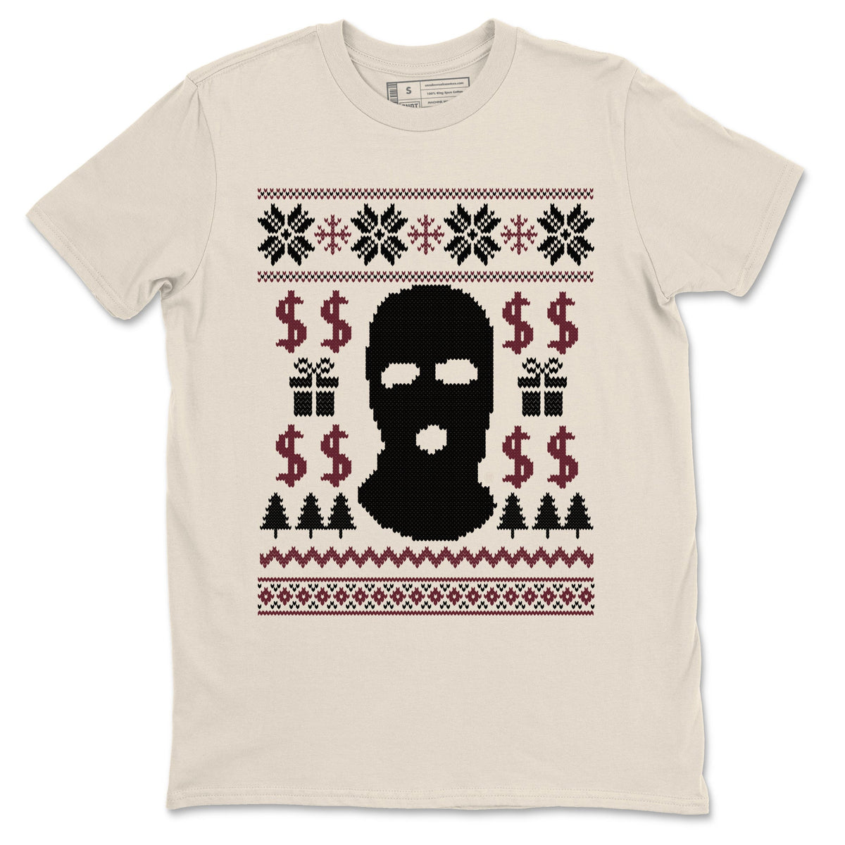 4s Retro A Ma Maniere x W.Y.W.S shirts to match jordans Gangster Ugly Sweater sneaker match tees Air Jordan 4 A Ma Maniere x Fossil Stone match shoes to clothes Drip Gear Zone unisex cotton Natural 2 shirts