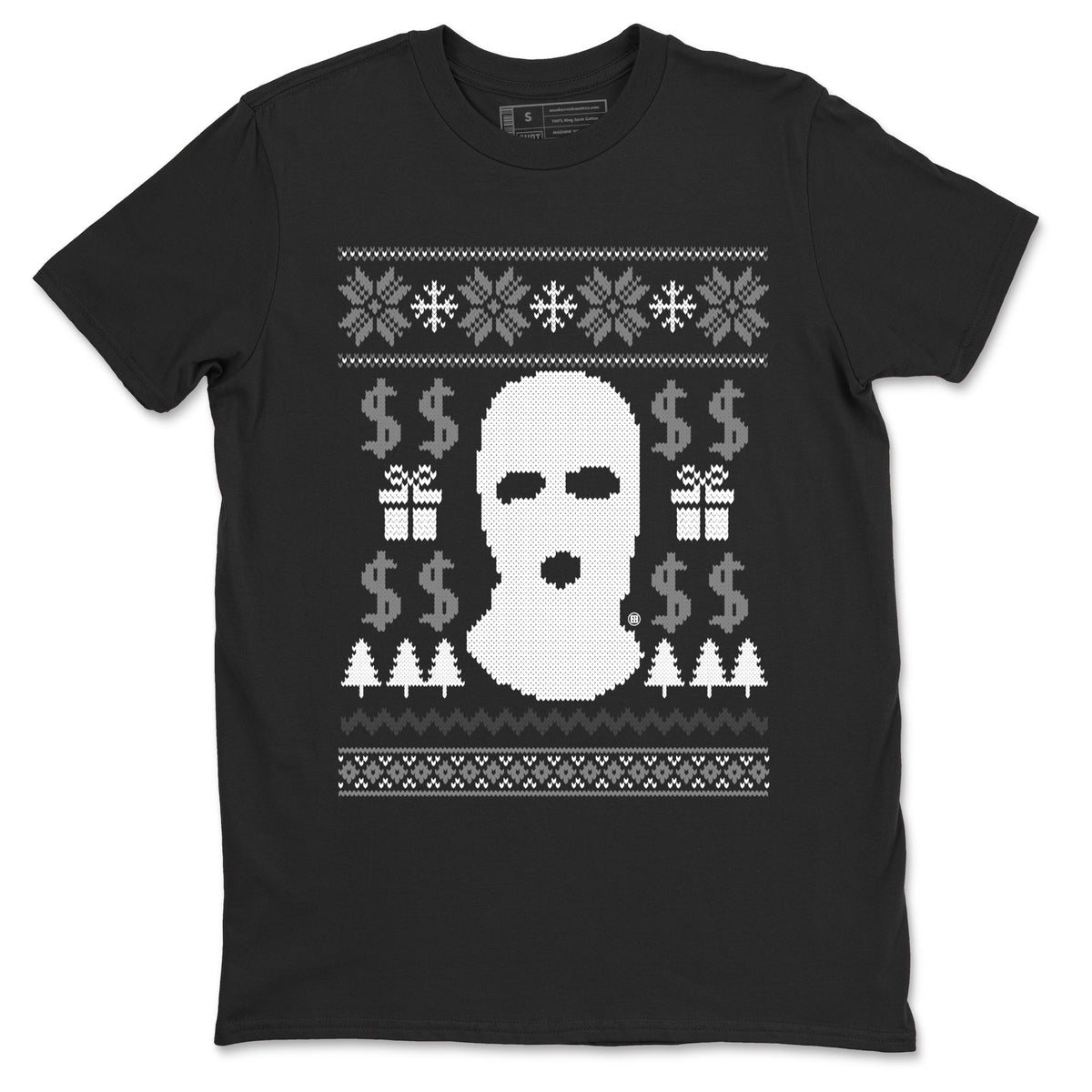 4s Wet Cement shirts to match jordans Gangster Ugly Sweater sneaker match tees Air Jordan 4 Retro SE Wet Cement match shoes to clothes Drip Gear Zone unisex cotton Black 2 shirts