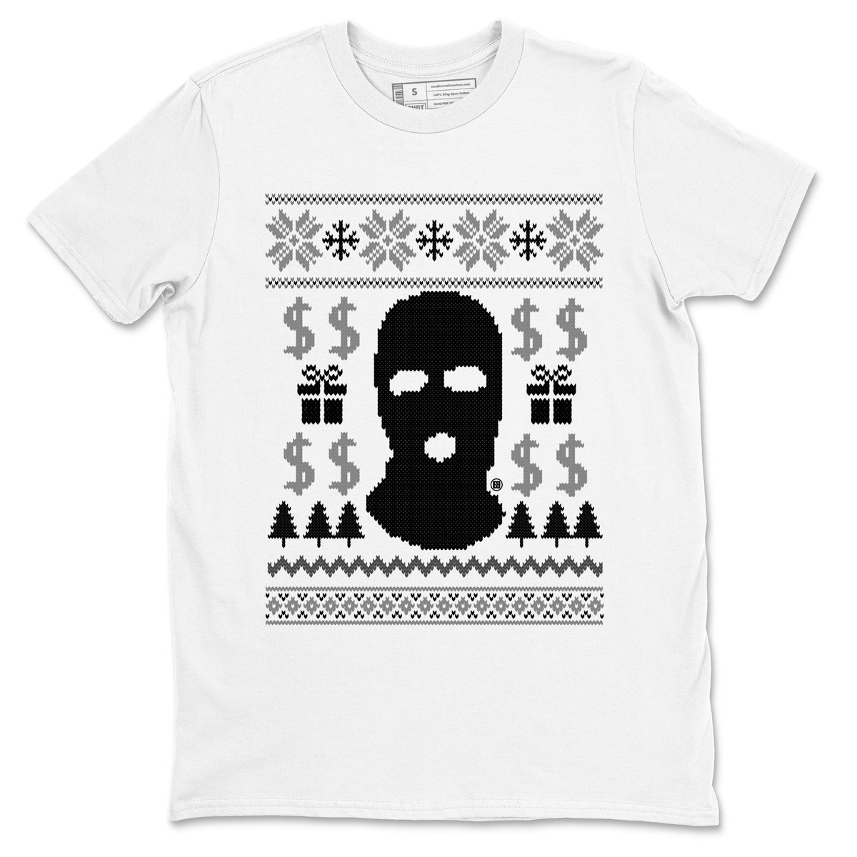 4s Wet Cement shirts to match jordans Gangster Ugly Sweater sneaker match tees Air Jordan 4 Retro SE Wet Cement match shoes to clothes Drip Gear Zone unisex cotton White 2 shirts