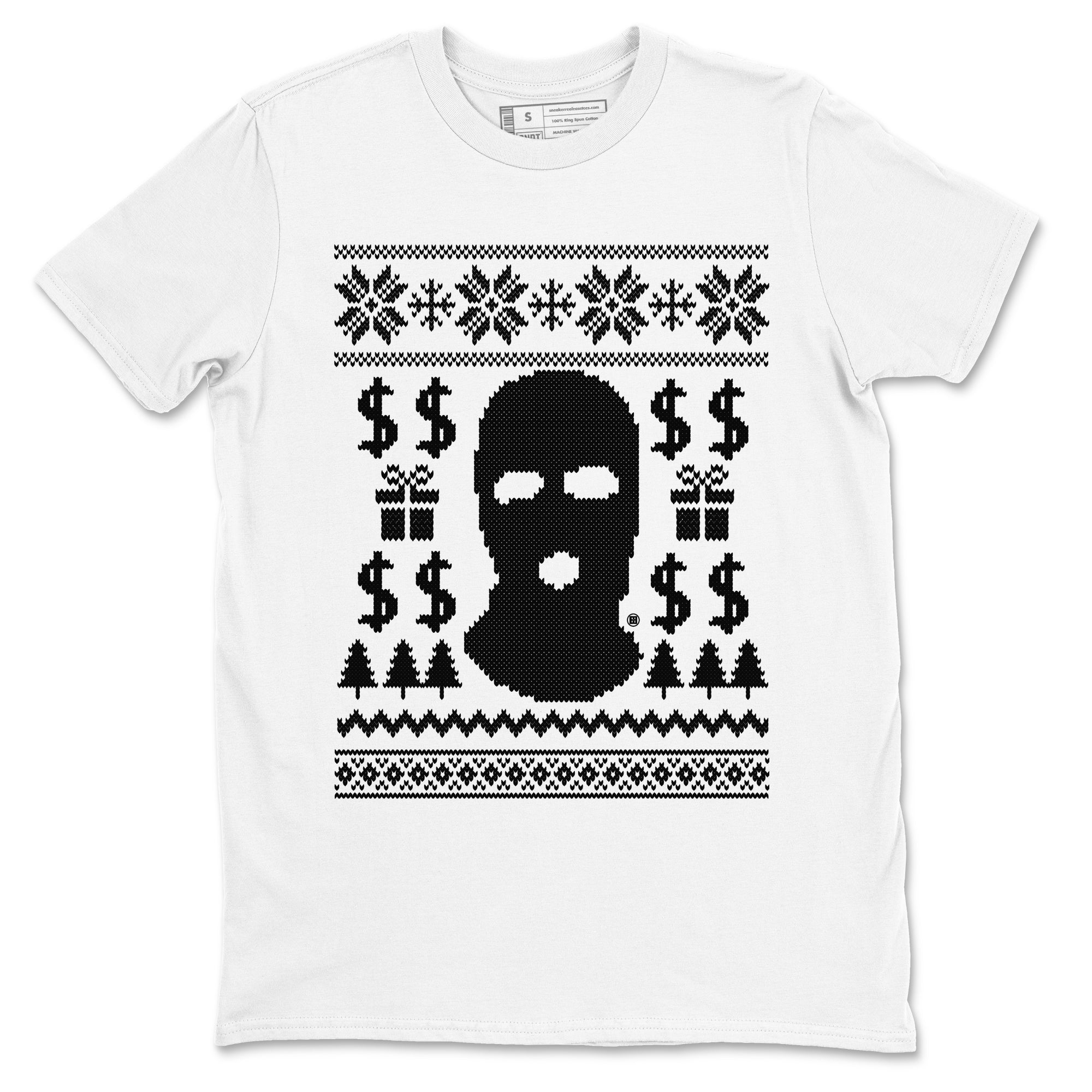 4s White Thunder shirts to match jordans Gangster Ugly Sweater sneaker match tees Air Jordan 4 Retro White Thunder match shoes to clothes Drip Gear Zone unisex cotton White 2 shirts