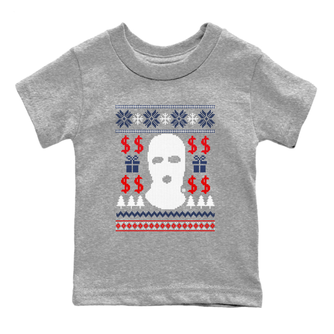 6s White And Midnight Navy shirts to match jordans Gangster Ugly Sweater sneaker match tees Air Jordan 6 Retro White And Midnight Navy match shoes to clothes Drip Gear Zone Youth Baby Heather Grey 2 tee