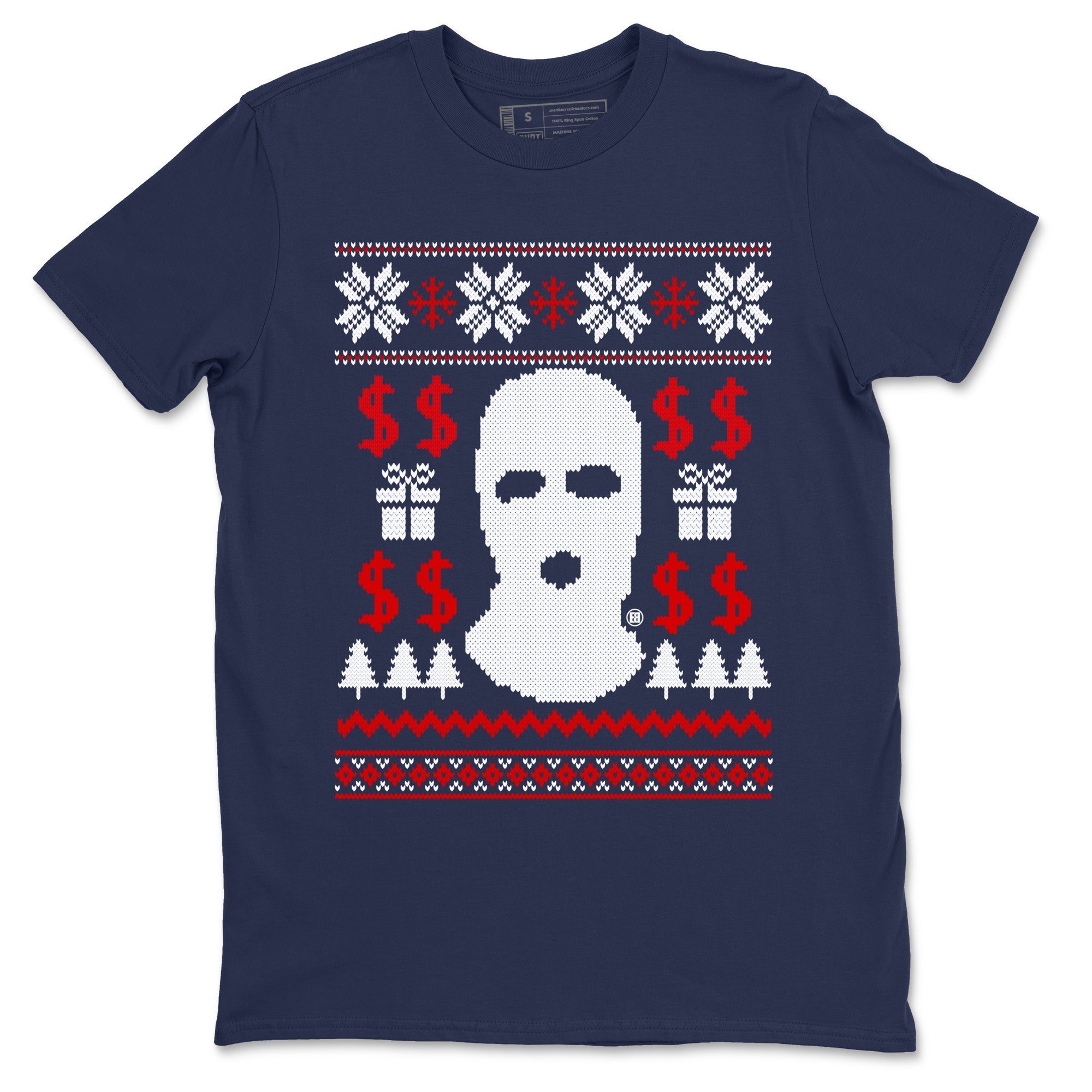 6s White And Midnight Navy shirts to match jordans Gangster Ugly Sweater sneaker match tees Air Jordan 6 Retro White And Midnight Navy match shoes to clothes Drip Gear Zone unisex cotton Navy 2 shirts