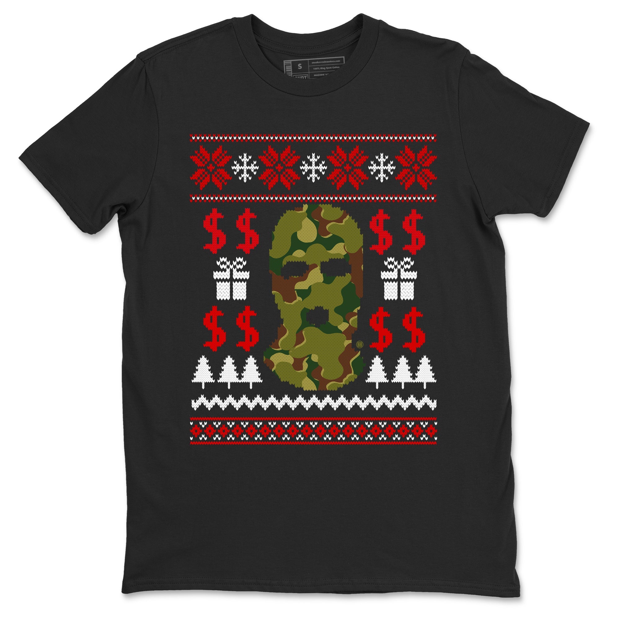 Air Max 90 sp Reverse Duck Camo shirts to match jordans Gangster Ugly Sweater sneaker match tees Air Max 90 Reverse Duck Camo match shoes to clothes Drip Gear Zone unisex cotton Black 2 shirts
