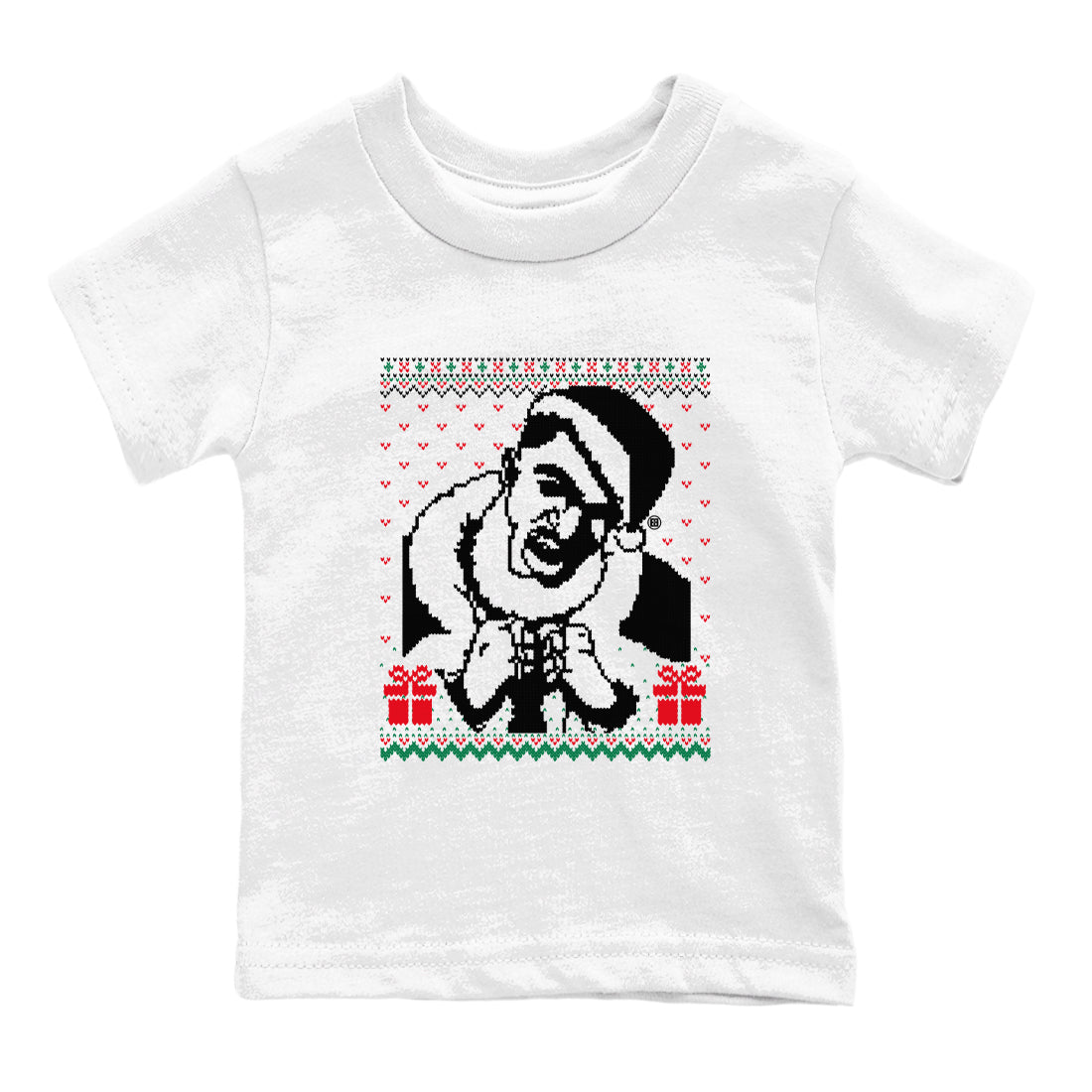 2s Christmas shirts to match jordans X Mas Gift Christmas Gangster Wrapper sneaker match tees Air Jordan 2 Retro Christmas match shoes to clothes Drip Gear Zone Youth Baby White 2 tee