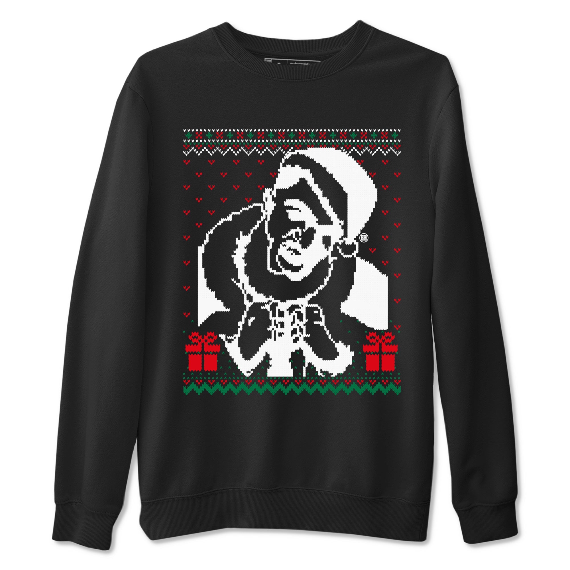 2s Christmas shirts to match jordans X Mas Gift Christmas Gangster Wrapper sneaker match tees Air Jordan 2 Retro Christmas match shoes to clothes Drip Gear Zone unisex cotton Black 2 shirts