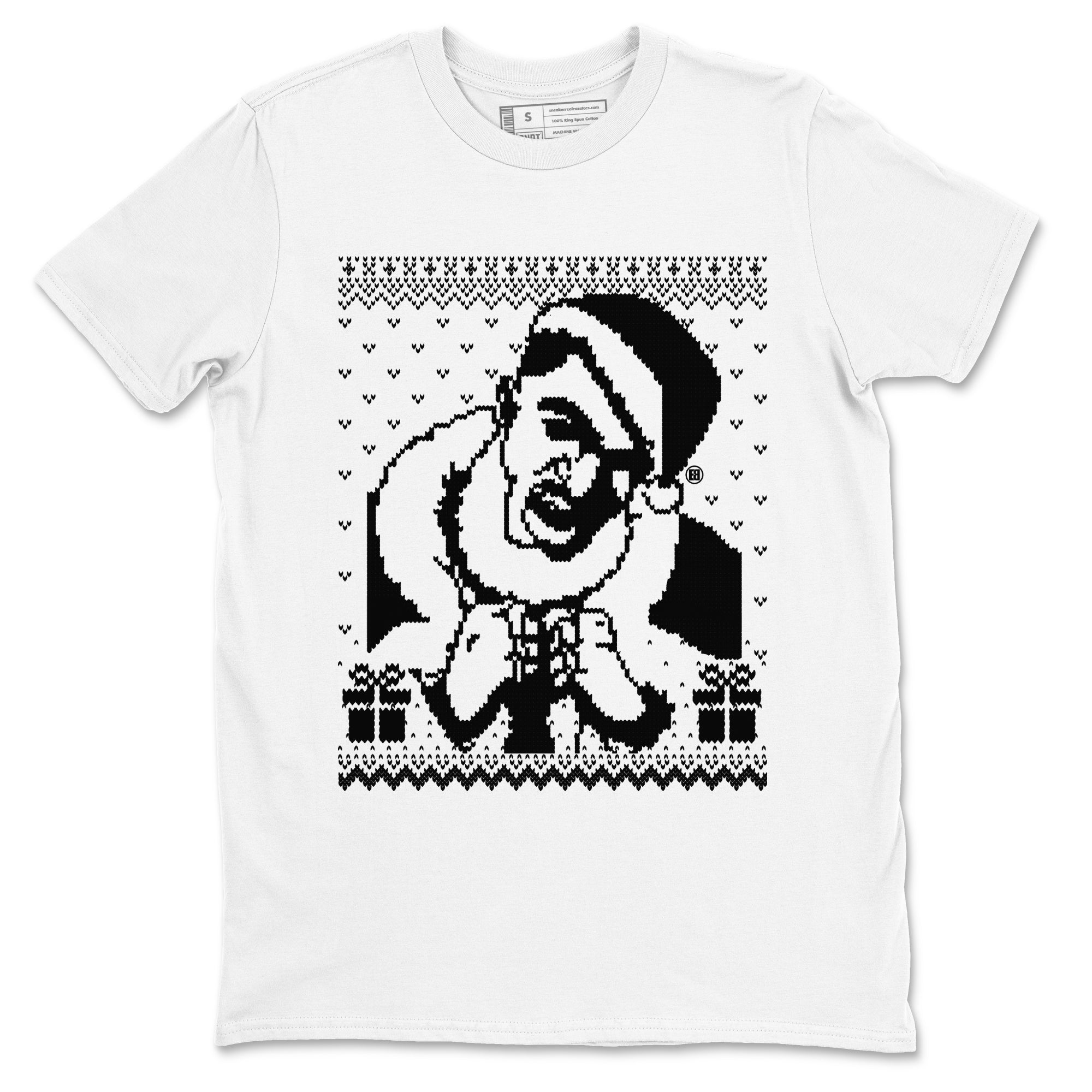 4s White Thunder shirts to match jordans X Mas Gift Christmas Gangster Wrapper sneaker match tees Air Jordan 4 Retro White Thunder match shoes to clothes Drip Gear Zone unisex cotton White 2 shirts