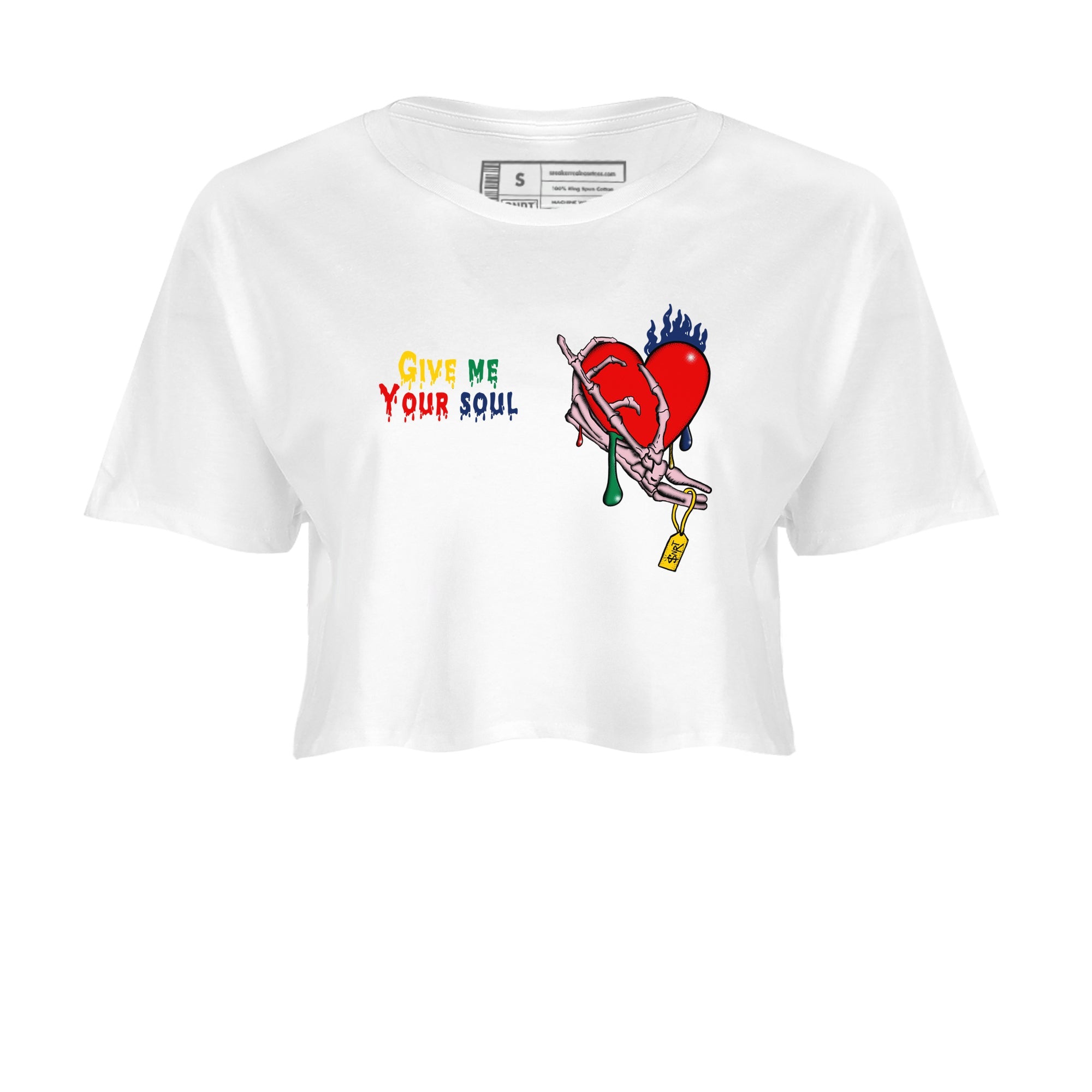 AF 3 Nigo shirtsto match jordans Give Me Your Soul sneaker match tees Air Force 3 Low x Nigo Blue Void and Tour Yellow match shoes to clothes Drip Gear Zone unisex cotton White 2 crop tee