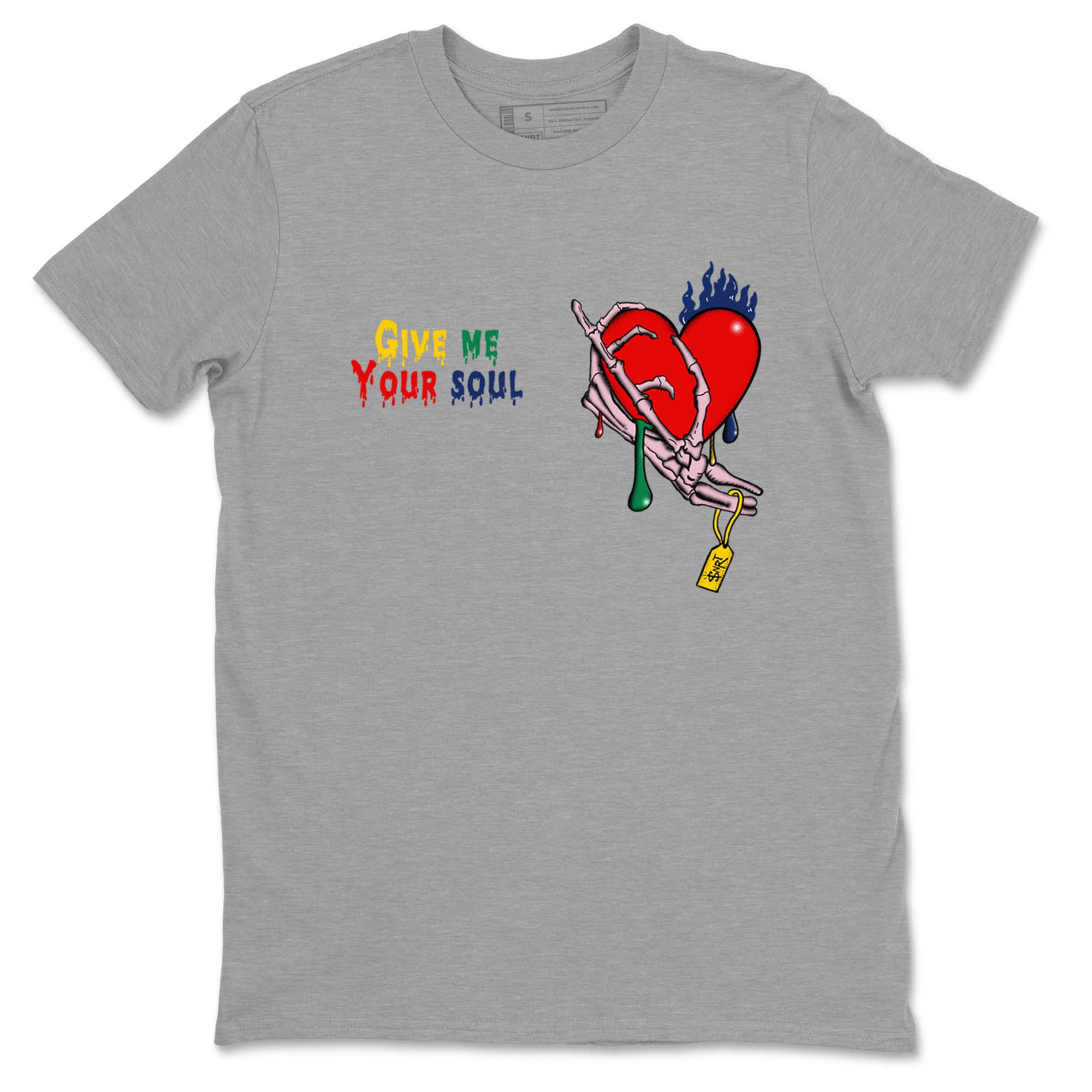 AF 3 Nigo shirtsto match jordans Give Me Your Soul sneaker match tees Air Force 3 Low x Nigo Blue Void and Tour Yellow match shoes to clothes Drip Gear Zone unisex cotton Heather Grey 2 shirts