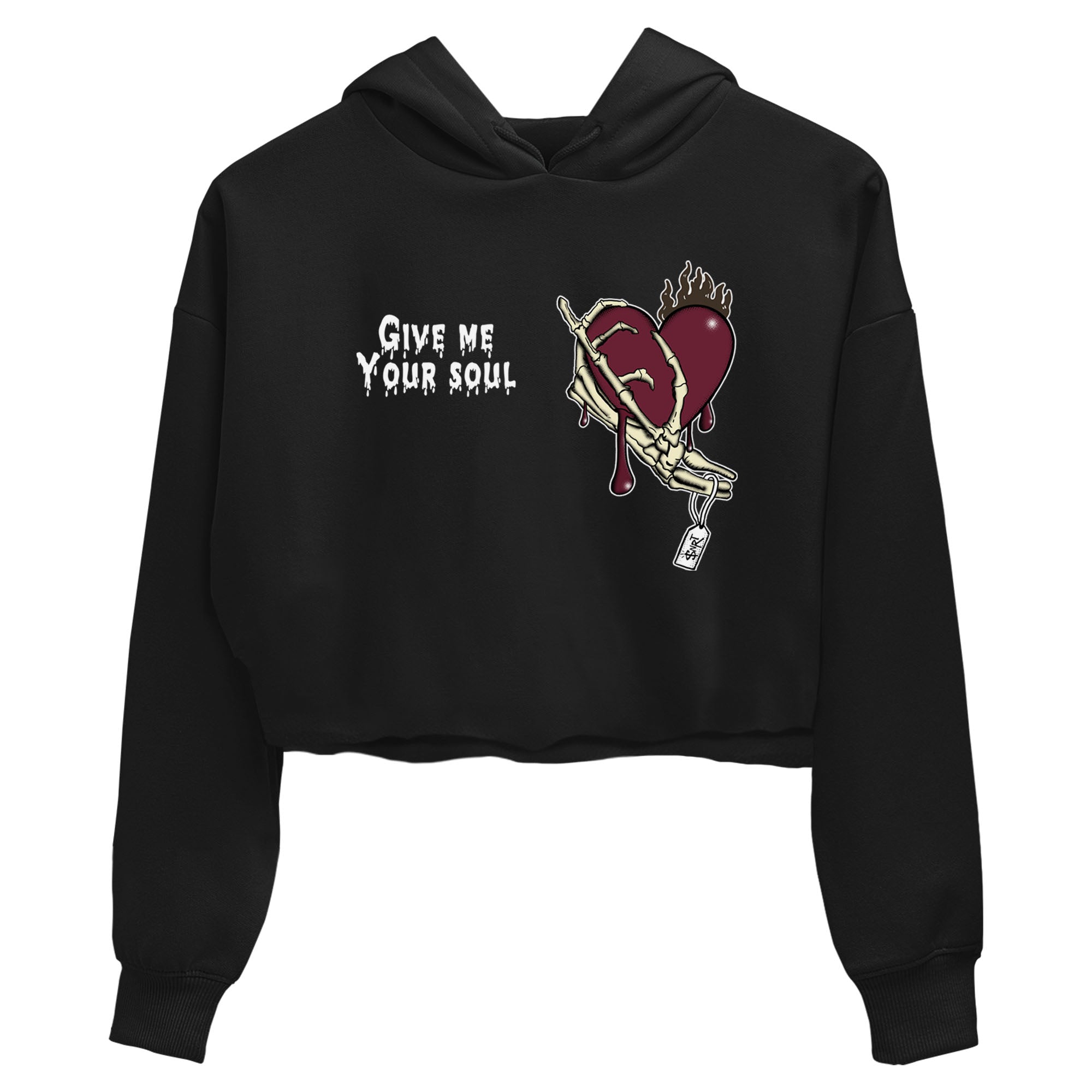 3s A Ma Maniere x Burgundy Crush shirts to match jordans Give Me Your Soul sneaker match tees Air Jordan 3 A Ma Maniere x Burgundy Crush Drip Gear Zone unisex cotton Black 2 Crop Shirts