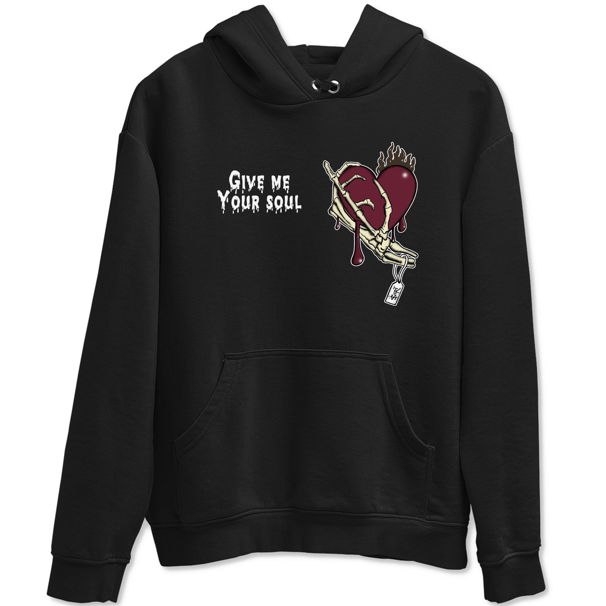 3s A Ma Maniere x Burgundy Crush shirts to match jordans Give Me Your Soul sneaker match tees Air Jordan 3 A Ma Maniere x Burgundy Crush Drip Gear Zone unisex cotton Black 2 crew neck shirts