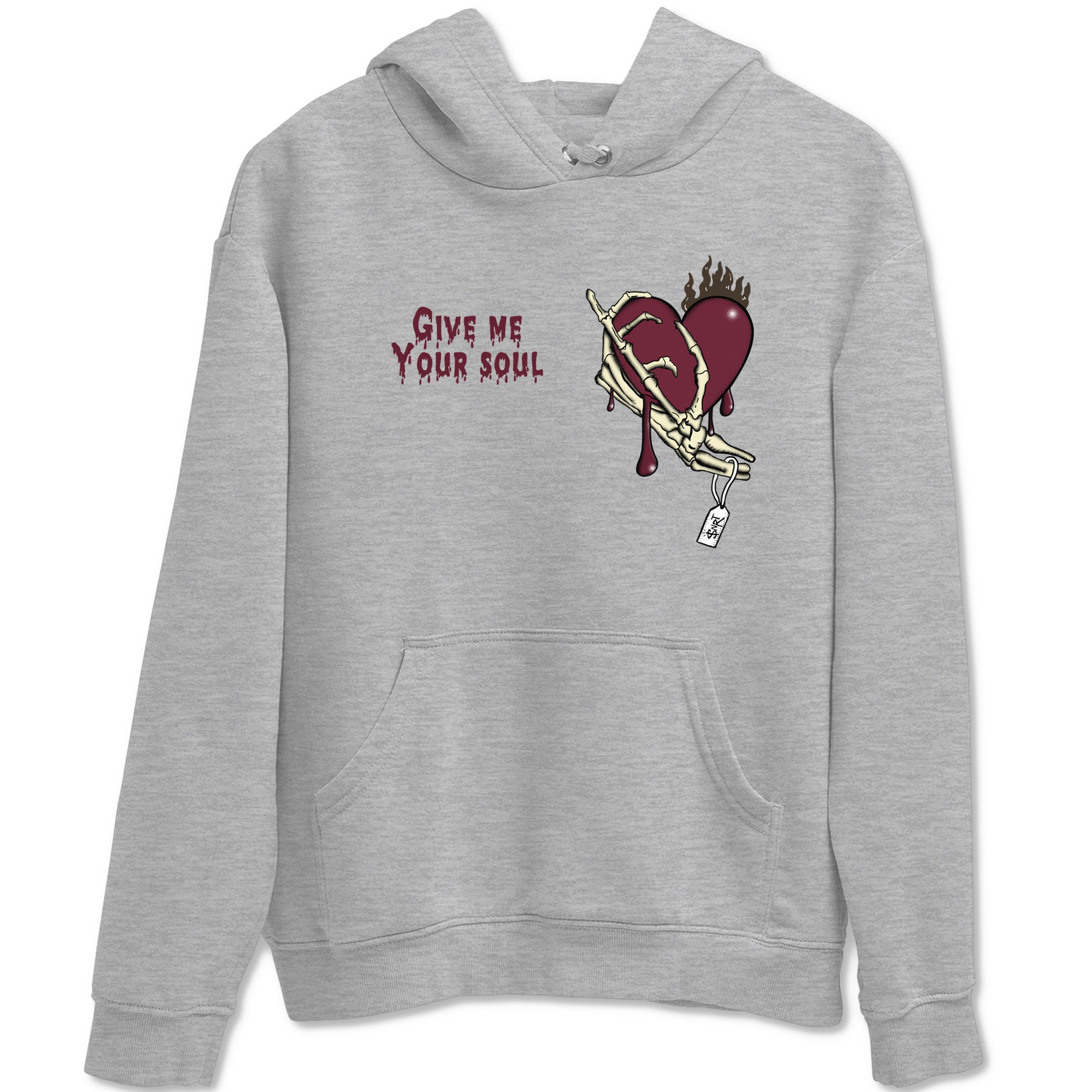 3s A Ma Maniere x Burgundy Crush shirts to match jordans Give Me Your Soul sneaker match tees Air Jordan 3 A Ma Maniere x Burgundy Crush Drip Gear Zone unisex cotton Heather Grey 2 crew neck shirts