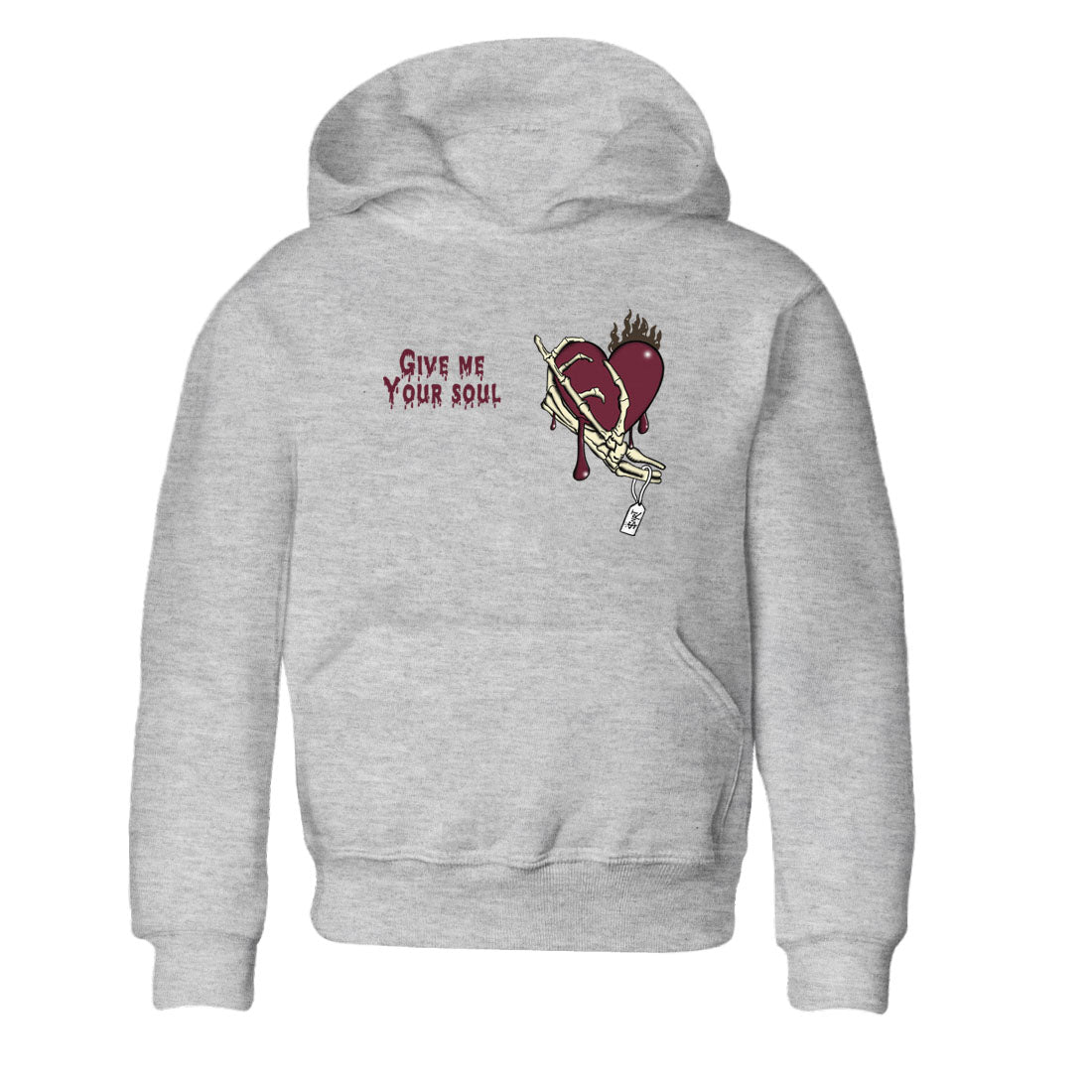 3s A Ma Maniere x Burgundy Crush shirts to match jordans Give Me Your Soul sneaker match tees Air Jordan 3 A Ma Maniere x Burgundy Crush Drip Gear Zone Youth Baby Heather Grey 2 crew neck shirts