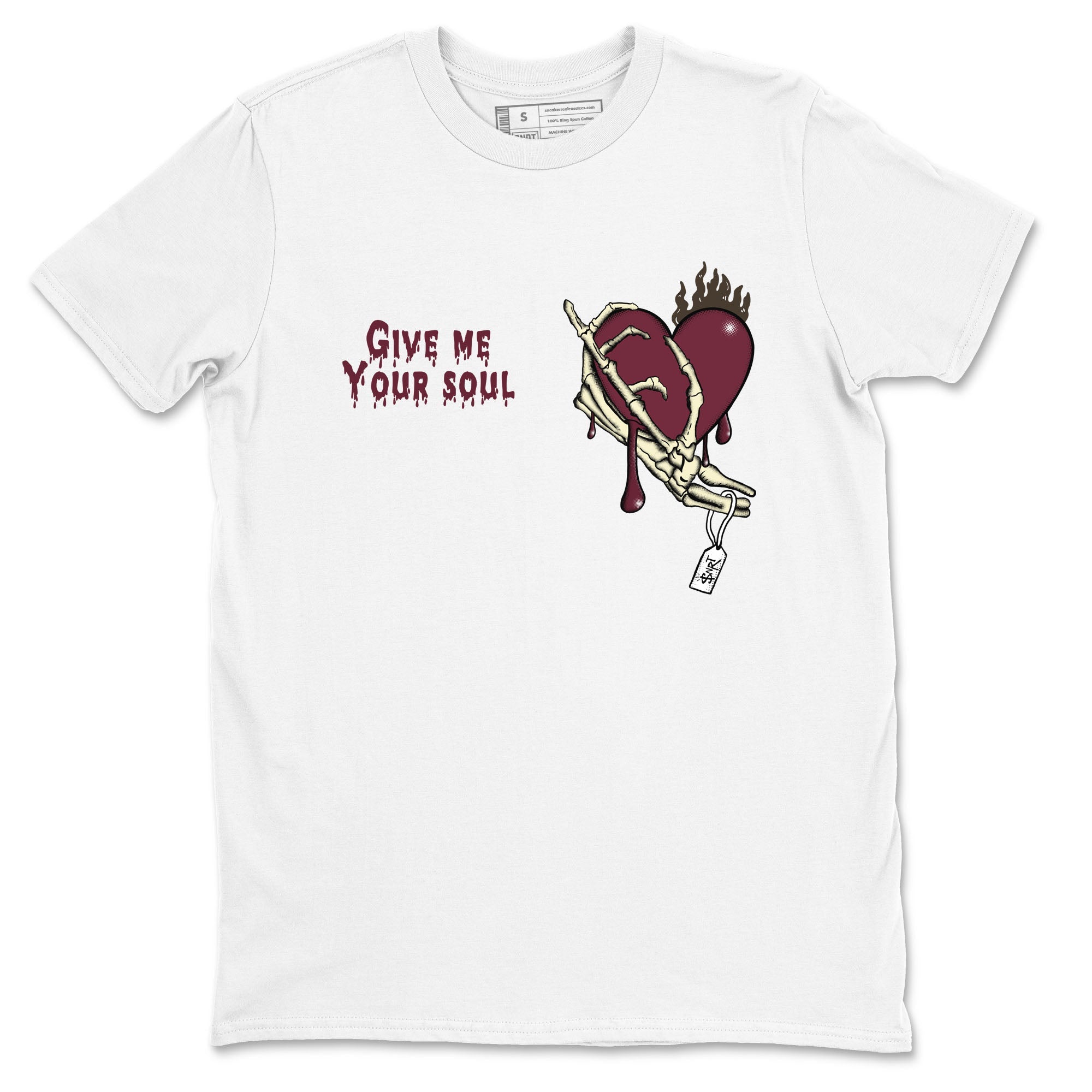 3s A Ma Maniere x Burgundy Crush shirts to match jordans Give Me Your Soul sneaker match tees Air Jordan 3 A Ma Maniere x Burgundy Crush Drip Gear Zone unisex cotton White 2 crew neck shirts