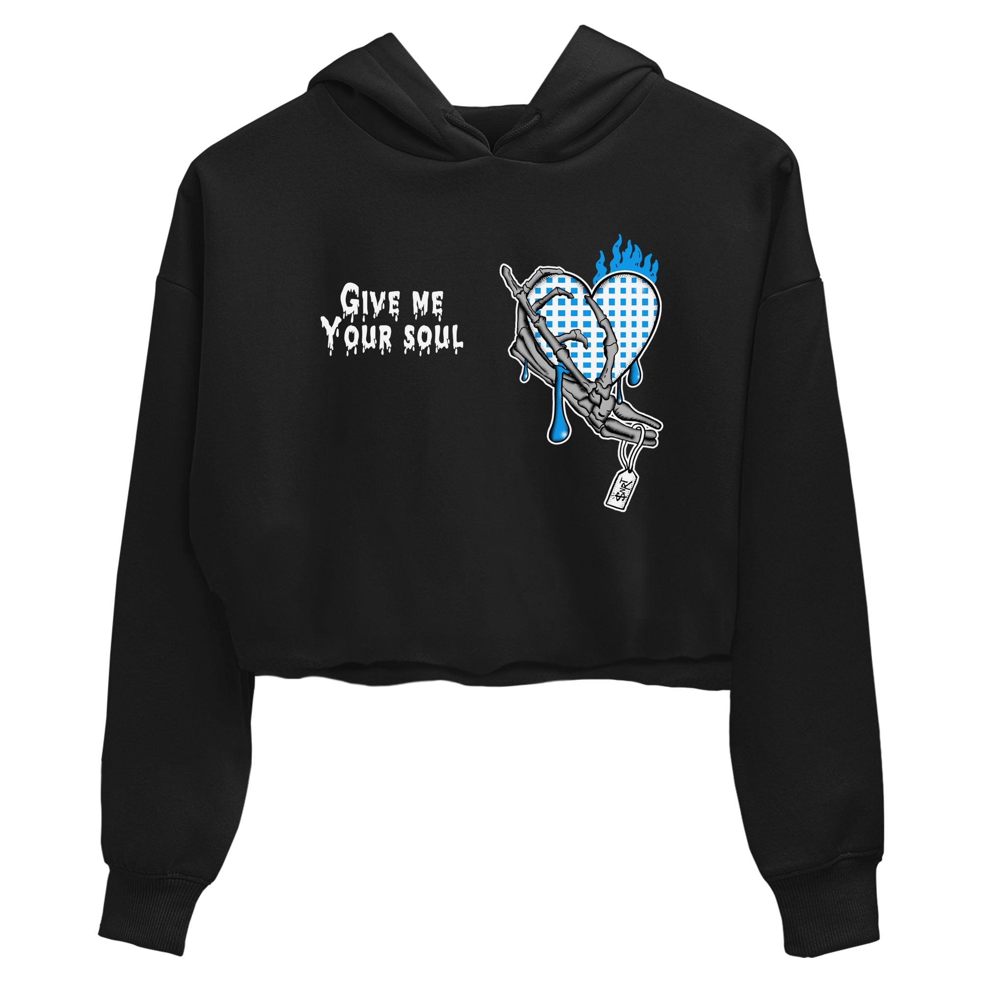 4s Military Blue shirts to match jordans Give Me Your Soul sneaker match tees Air Jordan 4 Military Blue Drip Gear Zone unisex cotton Black 2 Crop Shirts