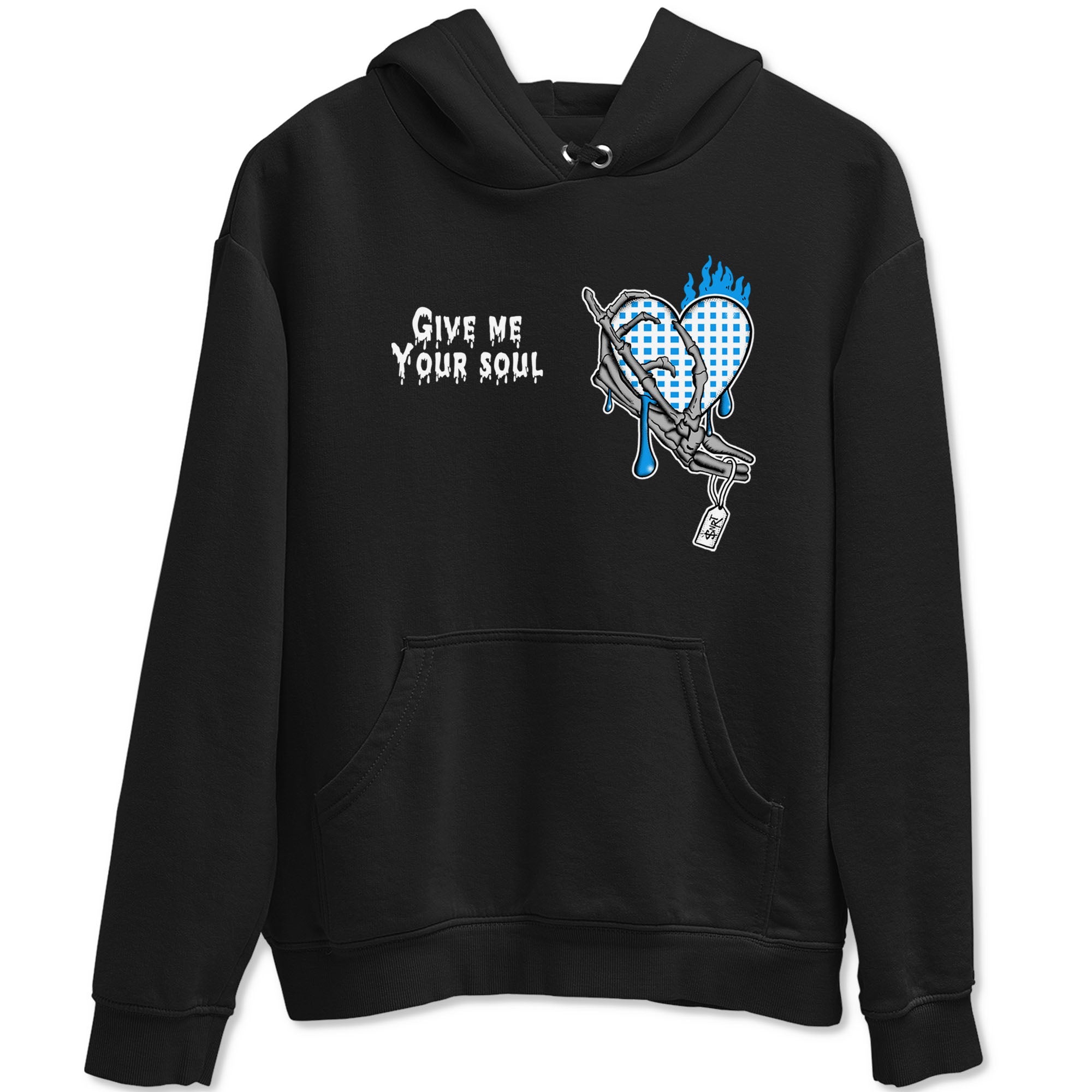 4s Military Blue shirts to match jordans Give Me Your Soul sneaker match tees Air Jordan 4 Military Blue Drip Gear Zone unisex cotton Black 2 crew neck shirts