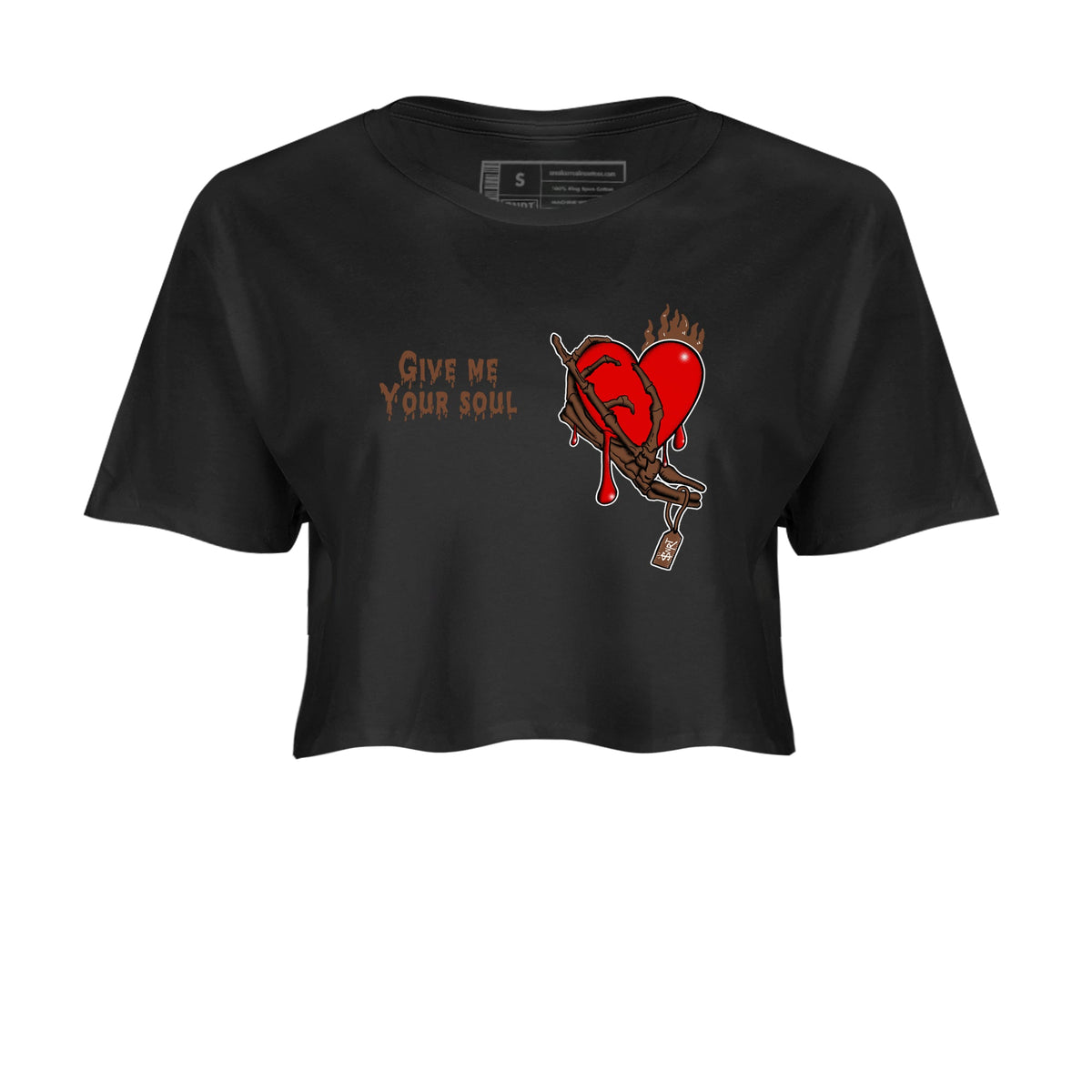 9s Olive shirts to match jordans Give Me Your Soul sneaker match tees Air Jordan 9 Olive match shoes to clothes Drip Gear Zone unisex cotton Black 2 crop tee