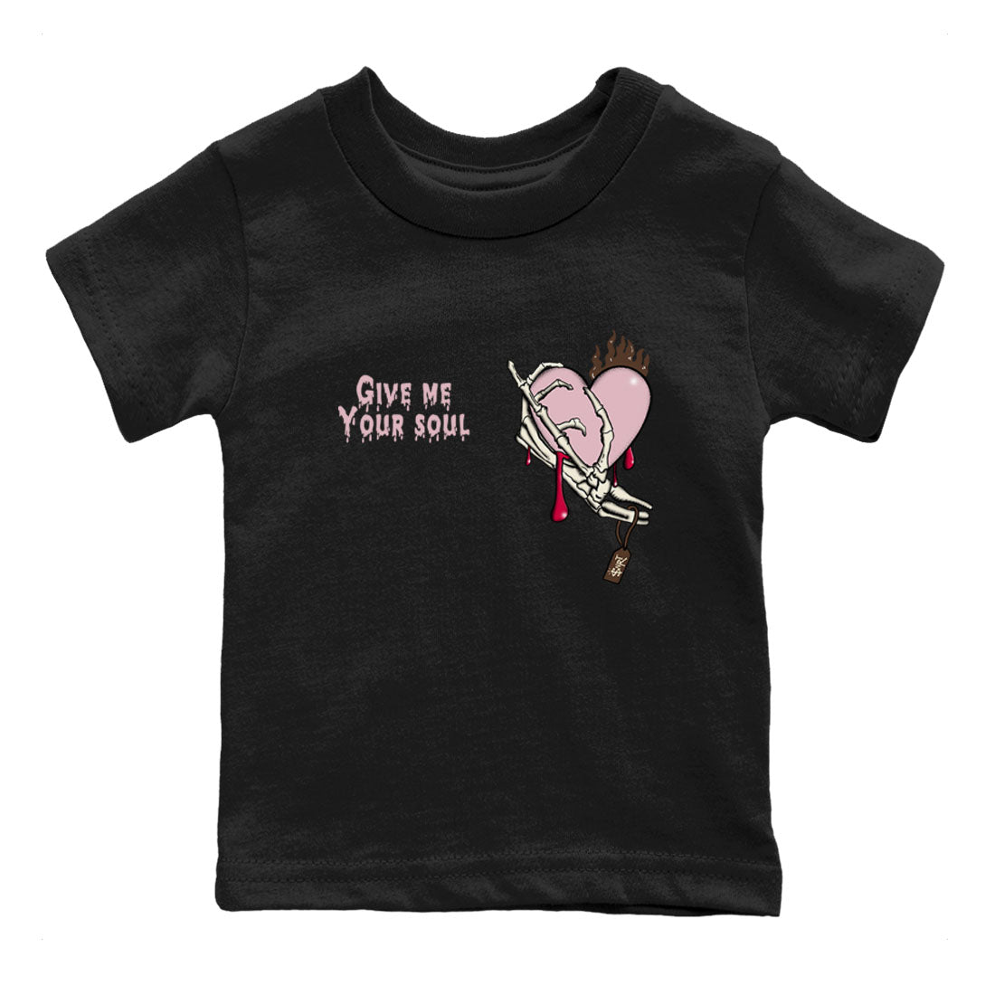 Dunk Cacao Wow And Pink Foam shirts to match jordans Give Me Your Soul sneaker match tees Dunk Cacao Wow And Pink Foam Drip Gear Zone Youth Baby Black 2 crew neck shirts