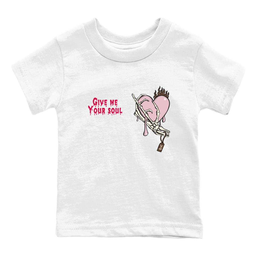 Dunk Cacao Wow And Pink Foam shirts to match jordans Give Me Your Soul sneaker match tees Dunk Cacao Wow And Pink Foam Drip Gear Zone Youth Baby White 2 crew neck shirts