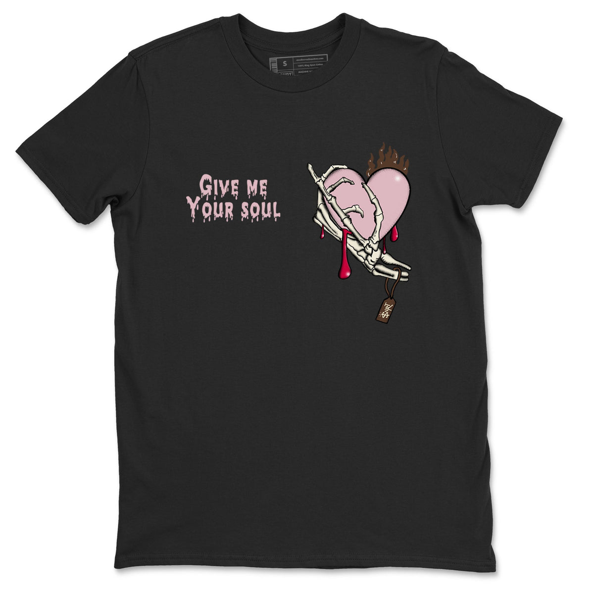 Dunk Cacao Wow And Pink Foam shirts to match jordans Give Me Your Soul sneaker match tees Dunk Cacao Wow And Pink Foam Drip Gear Zone unisex cotton Black 2 crew neck shirts
