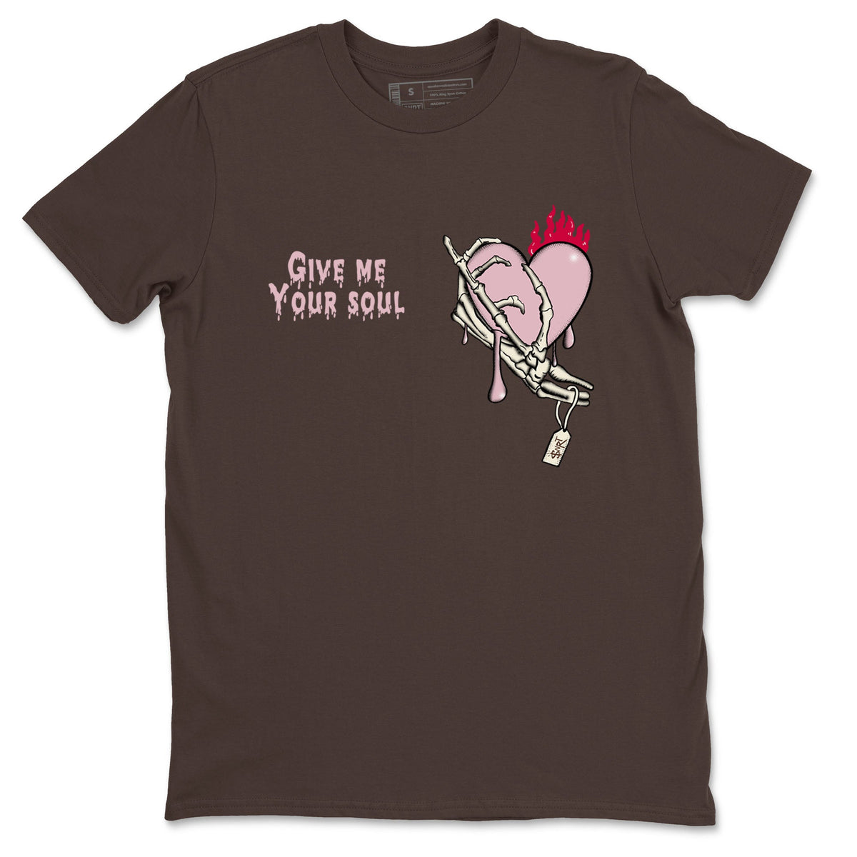 Dunk Cacao Wow And Pink Foam shirts to match jordans Give Me Your Soul sneaker match tees Dunk Cacao Wow And Pink Foam Drip Gear Zone unisex cotton Dark Chocolate 2 crew neck shirts