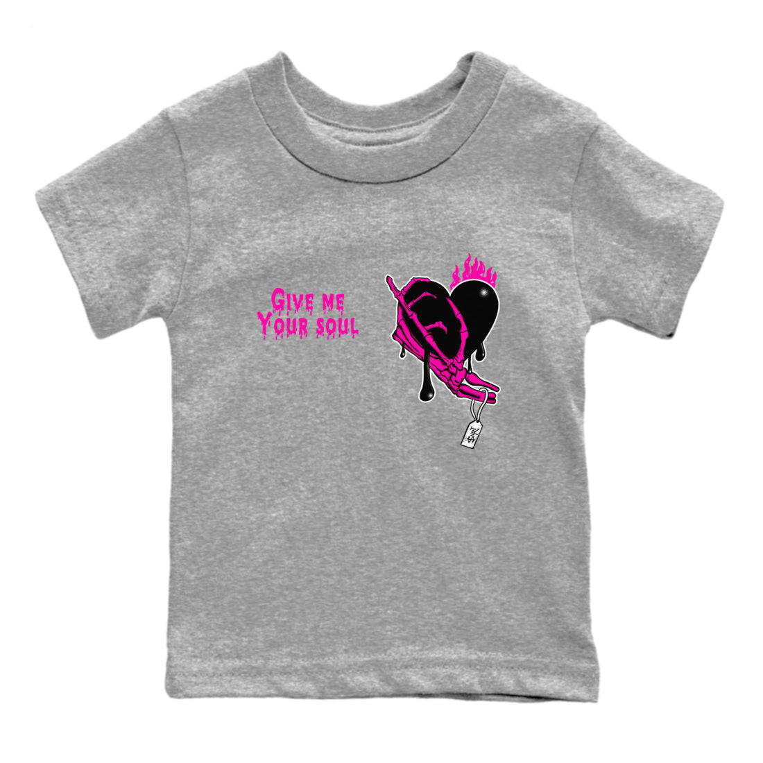 Nike KD 4 Retro Aunt Pearl shirts to match jordans Give Me Your Soul sneaker match tees Nike KD 4 Aunt Pearl match shoes to clothes Drip Gear Zone Youth Baby Heather Grey 2 tee