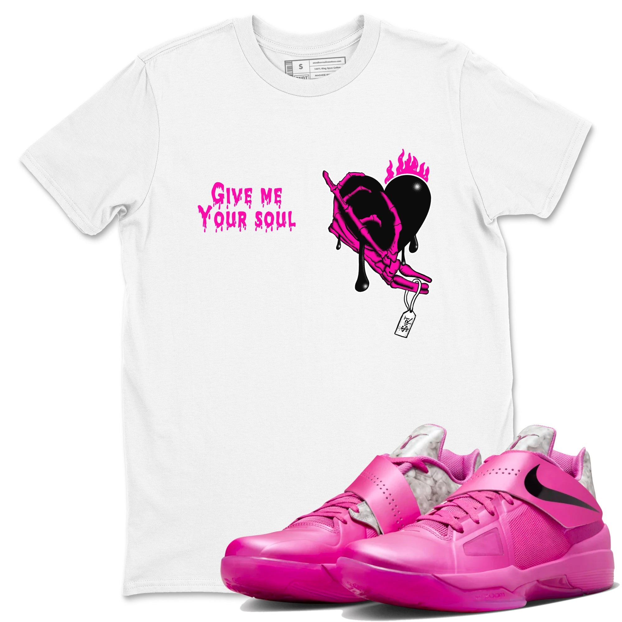 Nike KD 4 Retro Aunt Pearl shirts to match jordans Give Me Your Soul sneaker match tees Nike KD 4 Aunt Pearl match shoes to clothes Drip Gear Zone unisex cotton White 1 shirts