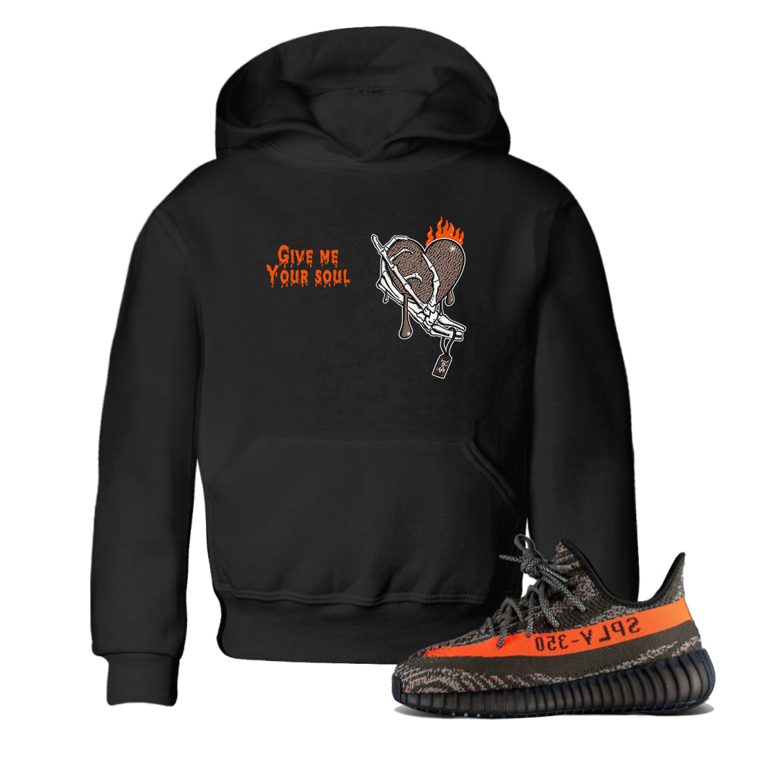 Yeezy 350 Carbon Beluga shirts to match jordans Give Me Your Soul sneaker match tees Yeezy 350 Carbon Beluga match shoes to clothes Drip Gear Zone Youth Baby Black 1 tee