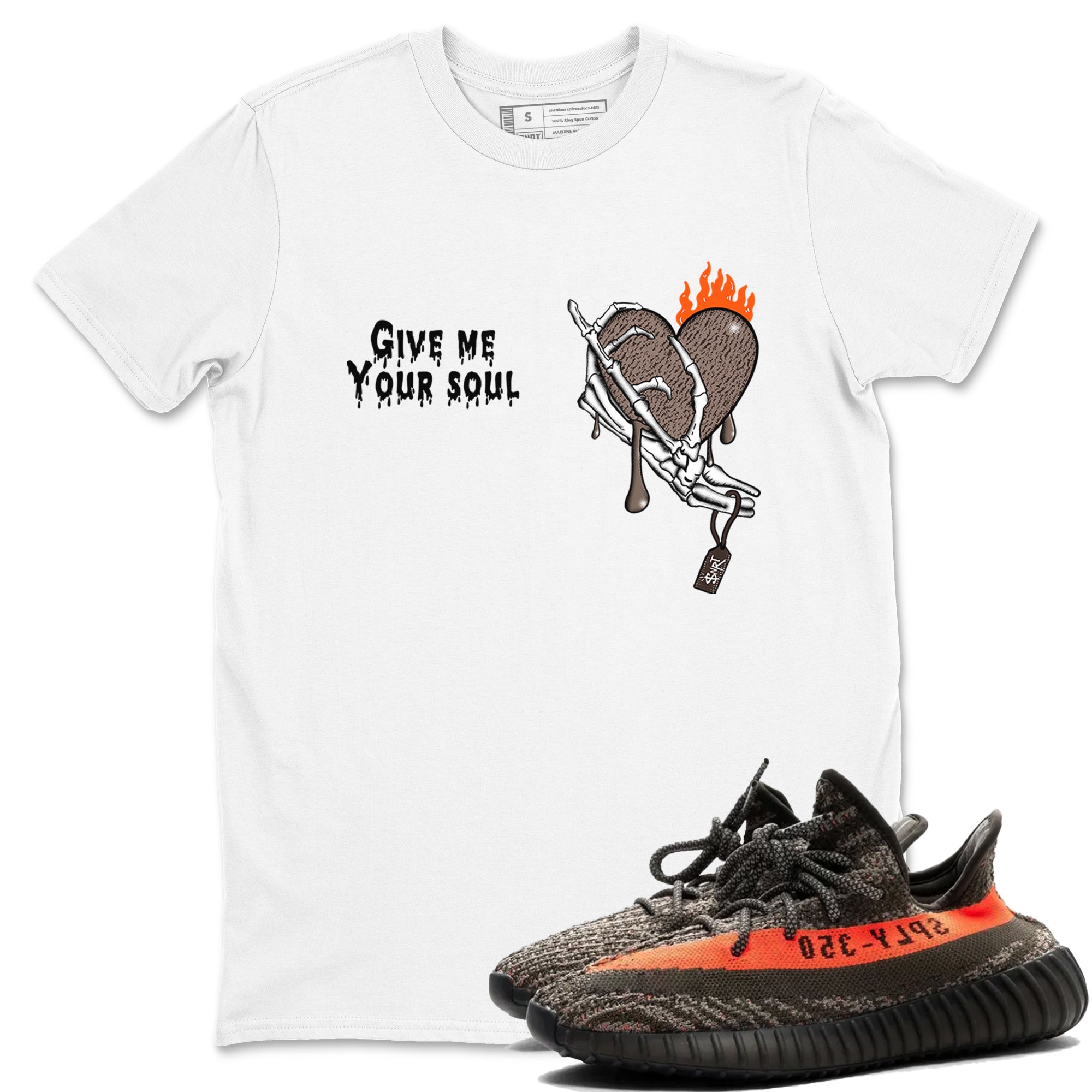 Yeezy 350 Carbon Beluga shirts to match jordans Give Me Your Soul sneaker match tees Yeezy 350 Carbon Beluga match shoes to clothes Drip Gear Zone unisex cotton White 1 shirts