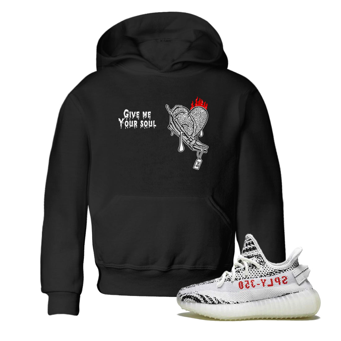 Yeezy 350 Zebra shirts to match jordans Give Me Your Soul sneaker match tees Yeezy 350 Zebra match shoes to clothes Drip Gear Zone Youth Baby Black 1 tee