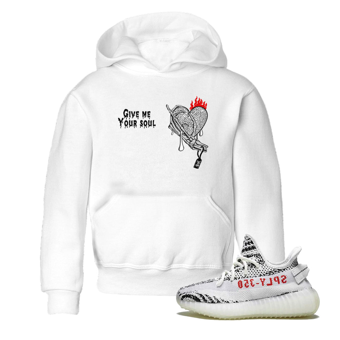 Yeezy 350 Zebra shirts to match jordans Give Me Your Soul sneaker match tees Yeezy 350 Zebra match shoes to clothes Drip Gear Zone Youth Baby White 1 tee