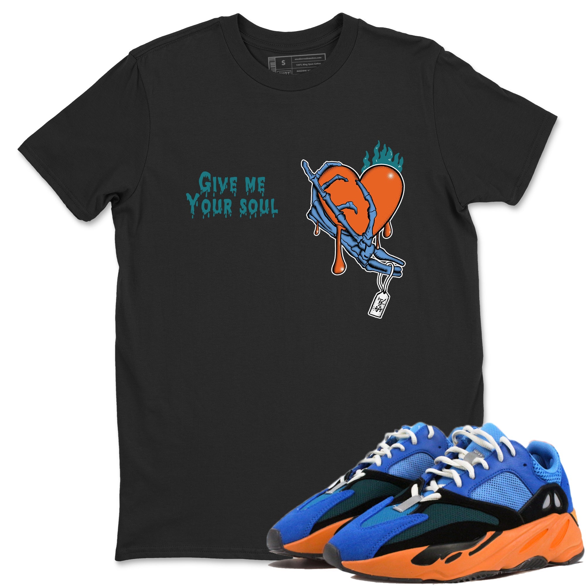 Yeezy 700 Bright Blue shirts to match jordans Give Me Your Soul sneaker match tees Yeezy 700 Bright Blue match shoes to clothes Drip Gear Zone unisex cotton Black 1 shirts