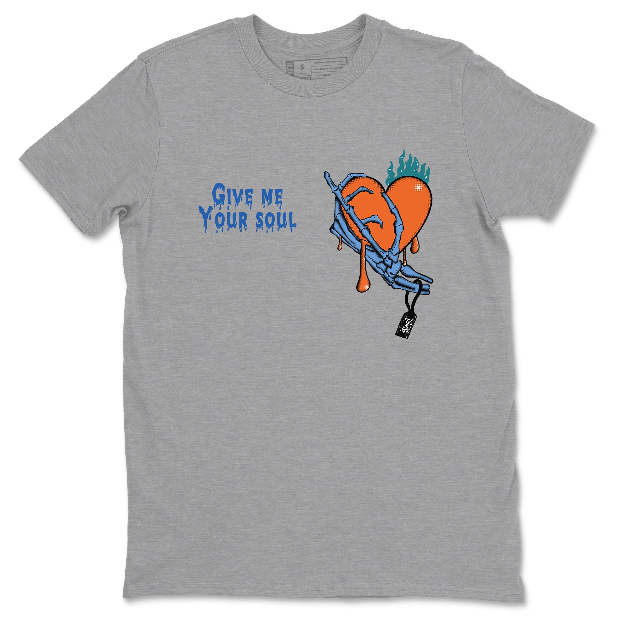 Yeezy 700 Bright Blue shirts to match jordans Give Me Your Soul sneaker match tees Yeezy 700 Bright Blue match shoes to clothes Drip Gear Zone unisex cotton Heather Grey 2 shirts