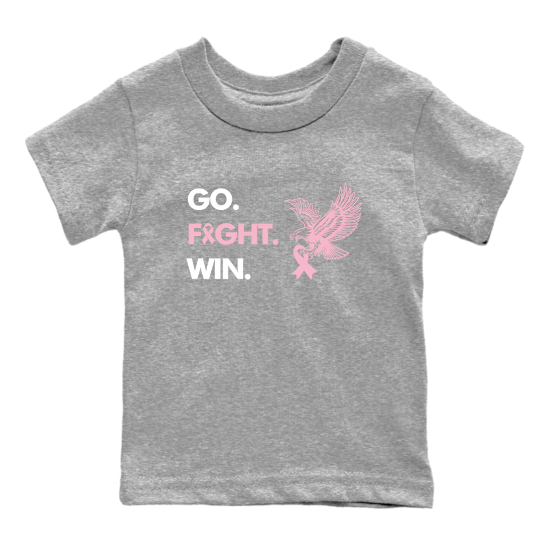 Sneaker Threads  Sneaker Tees To Match Air Jordan 5 Medium Soft Pink  Go Fight Win Youth Graphic Tee Heather Grey 2. Perfect for Jordan releases 2025 colorways.