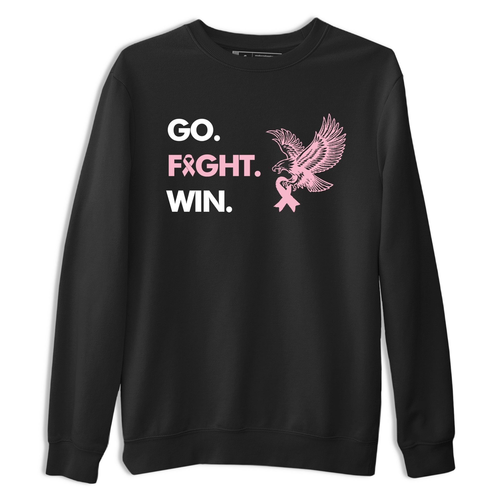 Sneaker Threads  Sneaker Tees To Match Air Jordan 5 Medium Soft Pink  Go Fight Win Graphic Tee Black 2. Perfect for Jordan releases 2025 colorways.