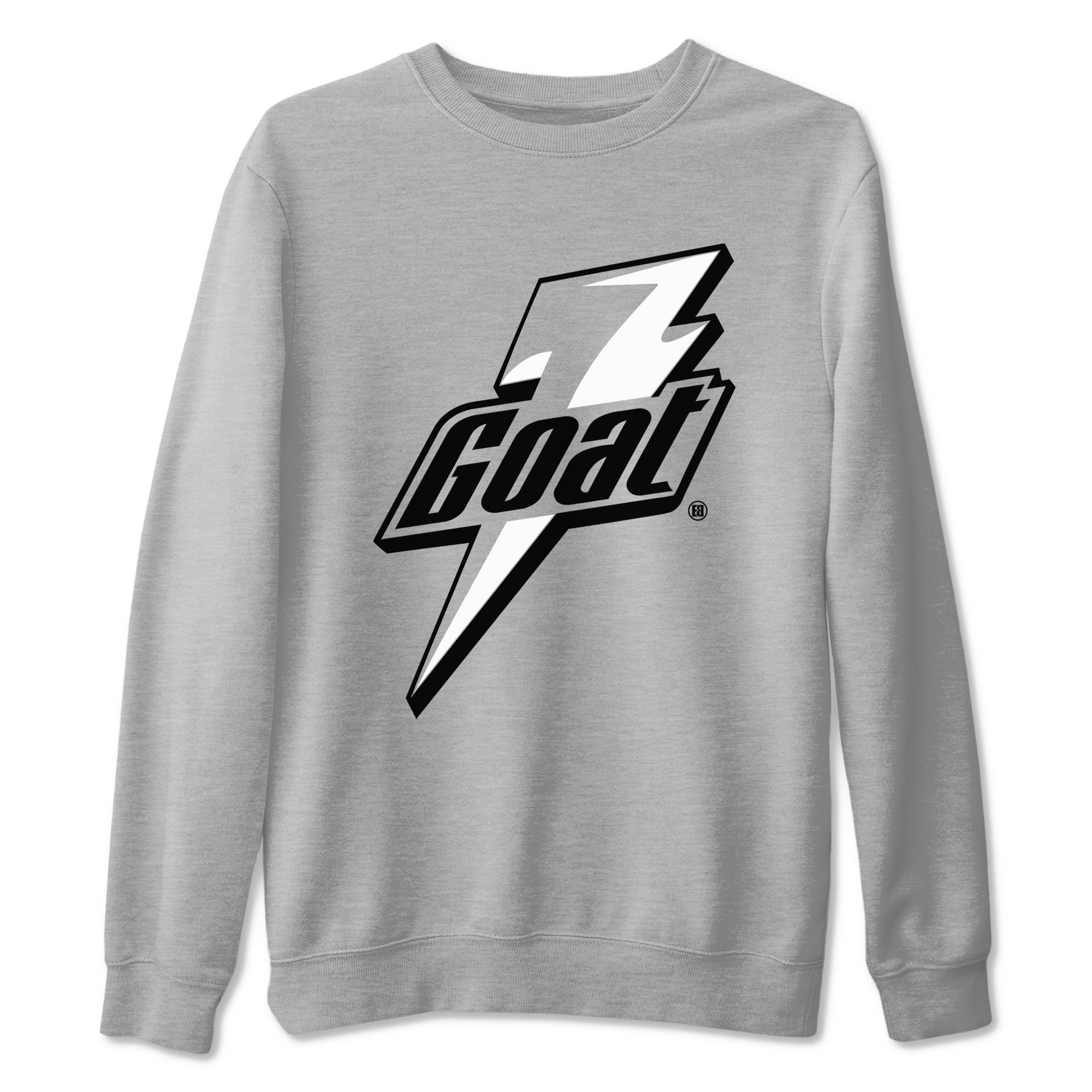 4s White Thunder shirts to match jordans Goat sneaker match tees Air Jordan 4 Retro White Thunder Drip Gear Zone streetwear brand Heather Grey 2 unisex cotton tee