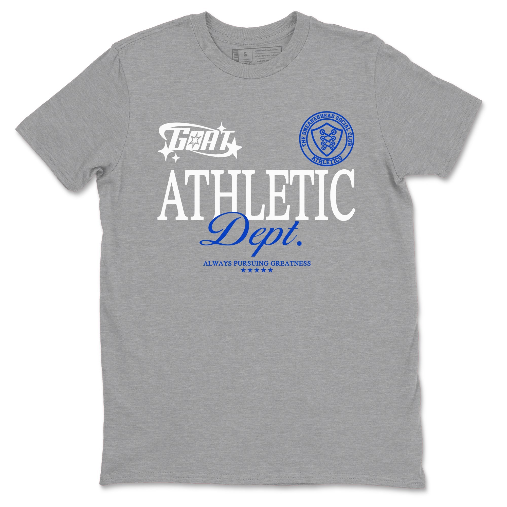 12s Blueberry shirts to match jordans Goat Athletic Dept sneaker match tees Air Jordan 12 Blueberry Drip Gear Zone unisex cotton Heather Grey 2 crew neck shirts