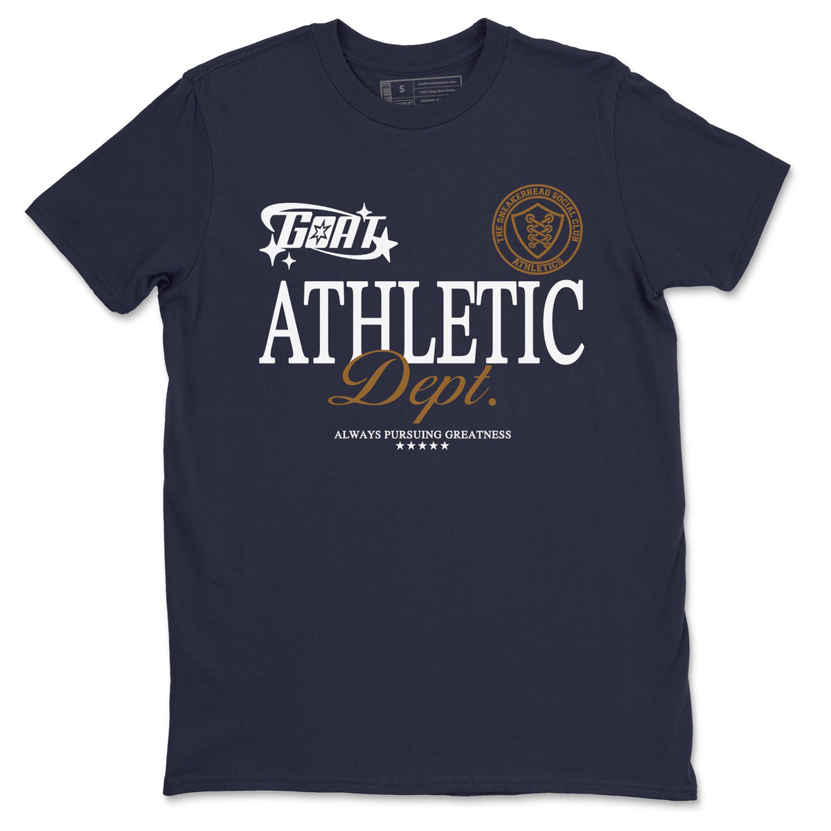 13s Midnight Navy shirts to match jordans Goat Athletic Dept sneaker match tees Air Jordan 13 Midnight Navy Drip Gear Zone unisex cotton Navy 2 crew neck shirts