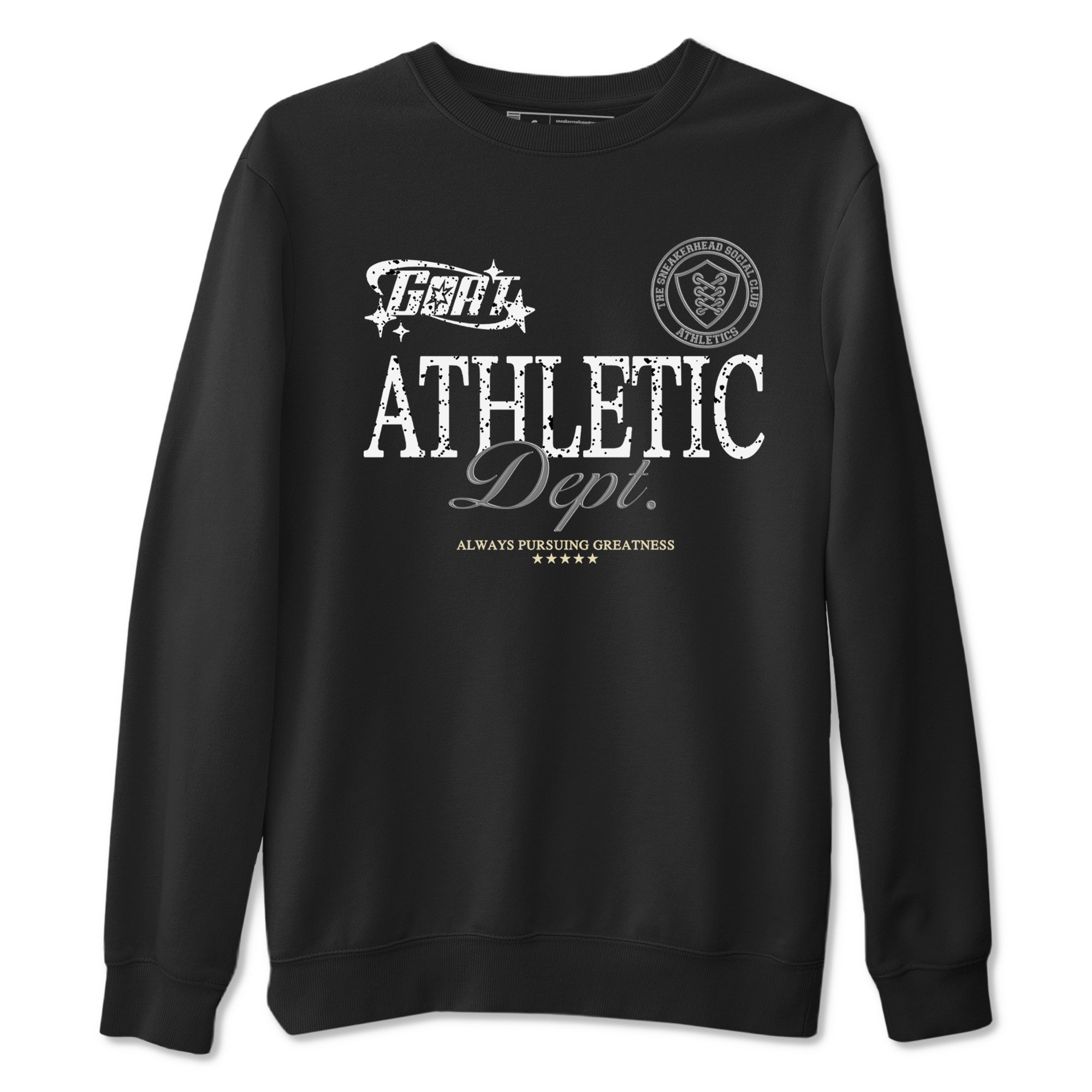 5s White Black shirts to match jordans Goat Athletic Dept sneaker match tees Air Jordan 5 White Black Drip Gear Zone unisex cotton Black 2 crew neck shirts